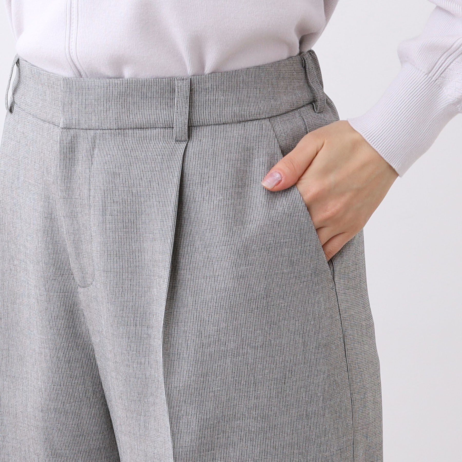 Reflect「【単品使いOK◎／セットアップ可】リラクシーメランジワイドパンツ」|その他|