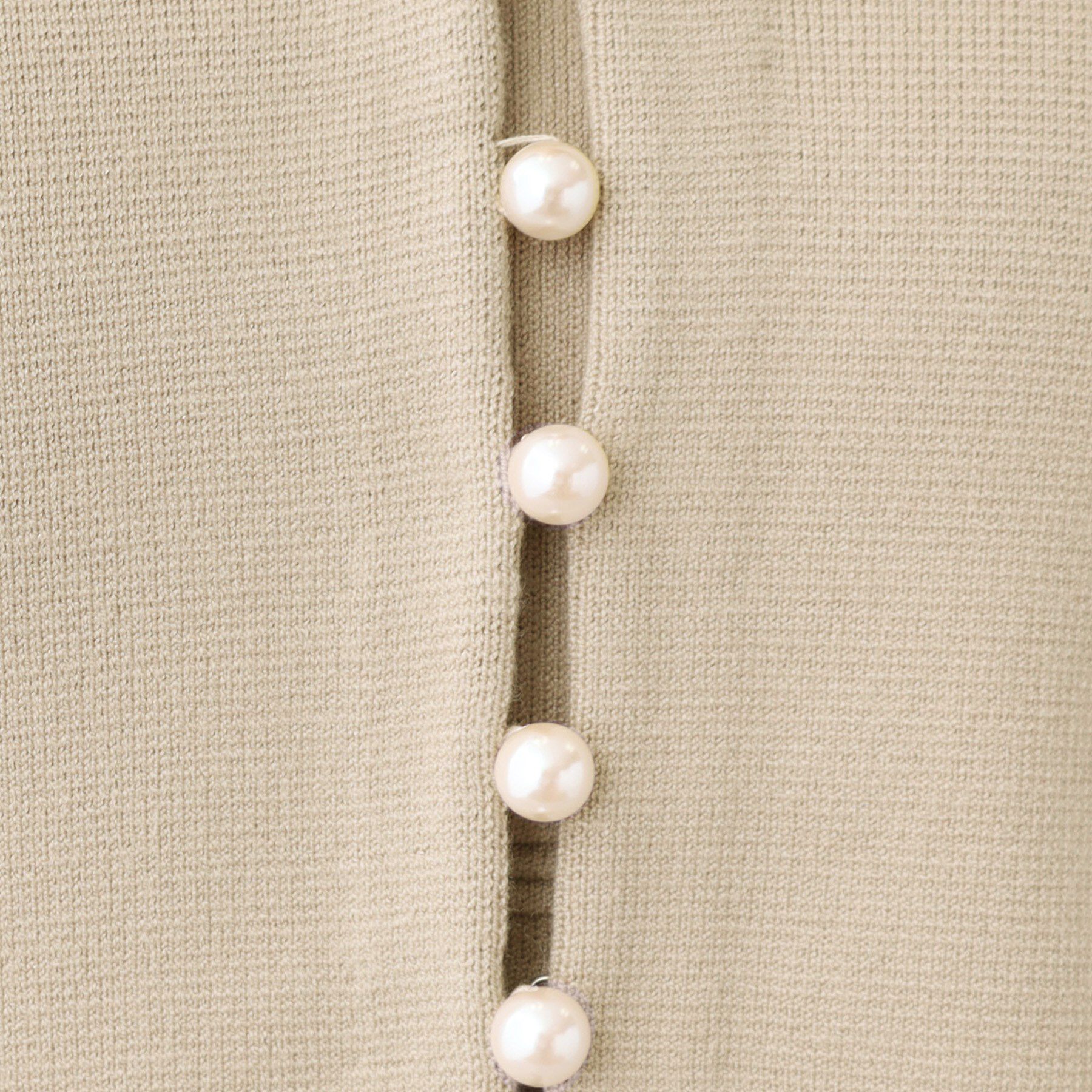 Reflect「【軽い羽織に◎／セットアップ可】パール調ボタン付きカーディガン」|カーディガン|