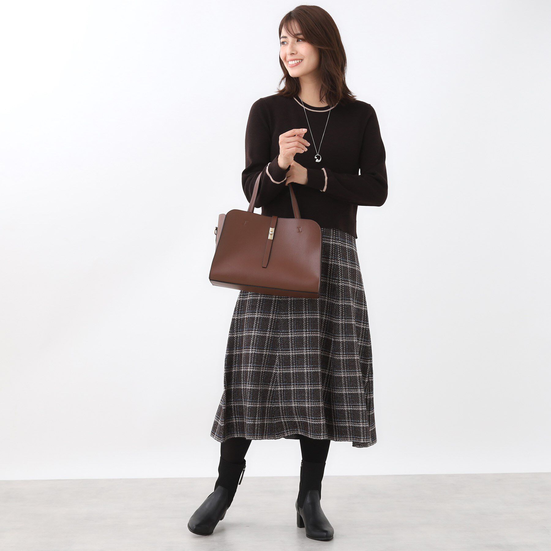 Reflect「【A4ファイル・PC収納可◎】合皮ボストンバッグ」|ボストンバッグ|