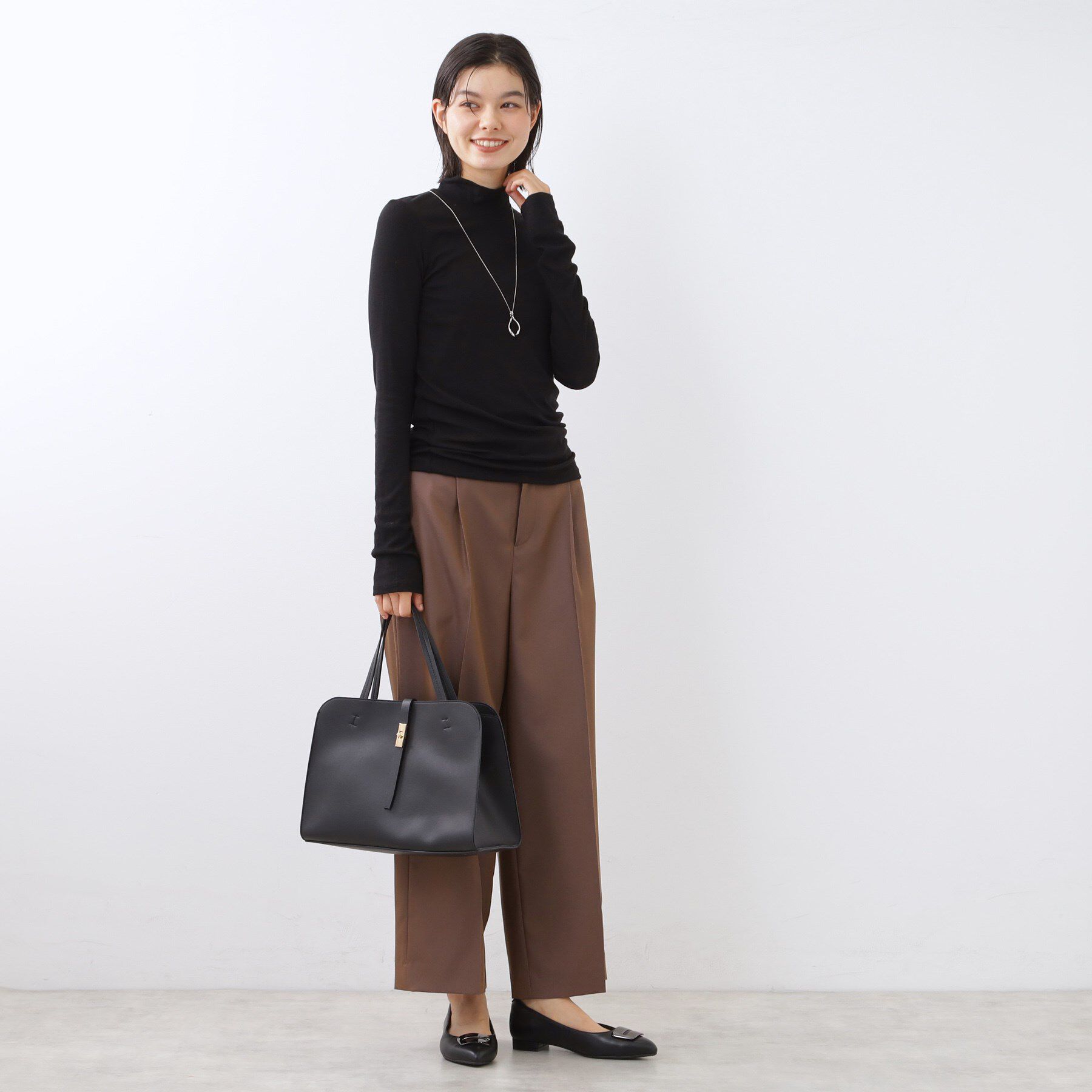 Reflect「【重ね着に大活躍◎／暖か保湿素材】プチタートルネックニット」|ニット・セーター|