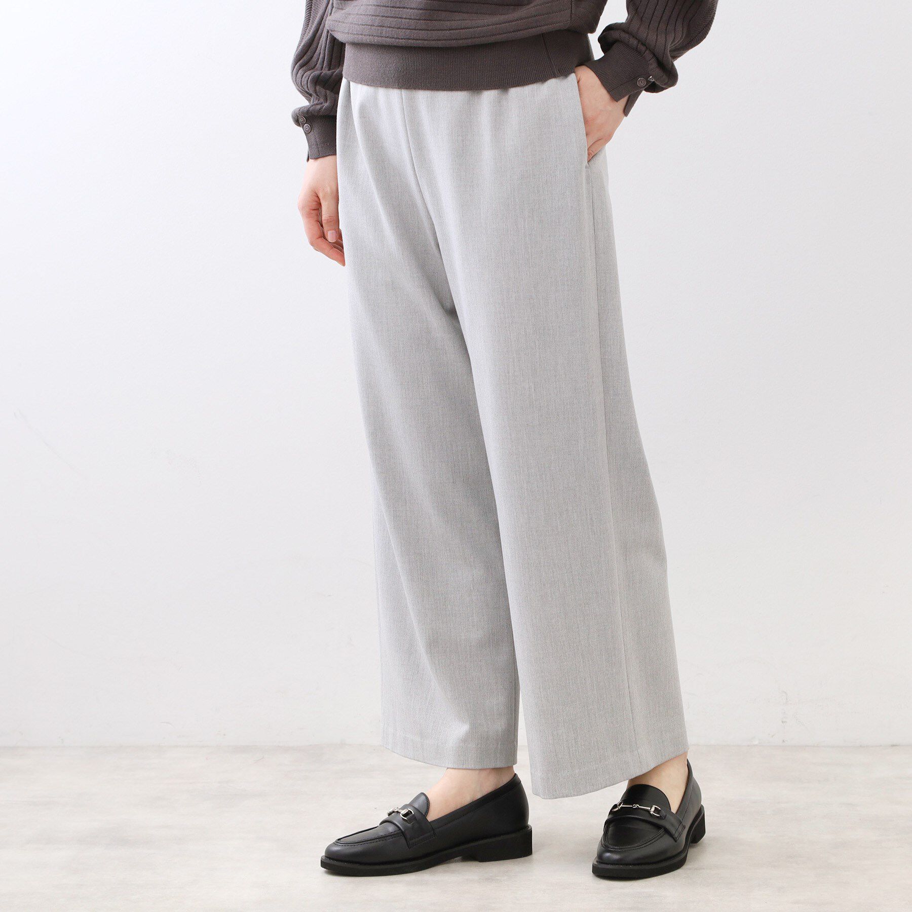 Reflect「【ウエスト総ゴム】ワイドストレートパンツ」|その他|