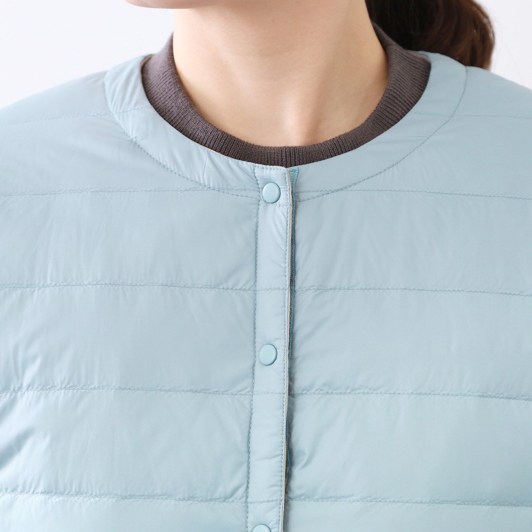 Reflect「【リバーシブルで着られる◎】ダイヤ柄キルトジャケット」|ダウン|