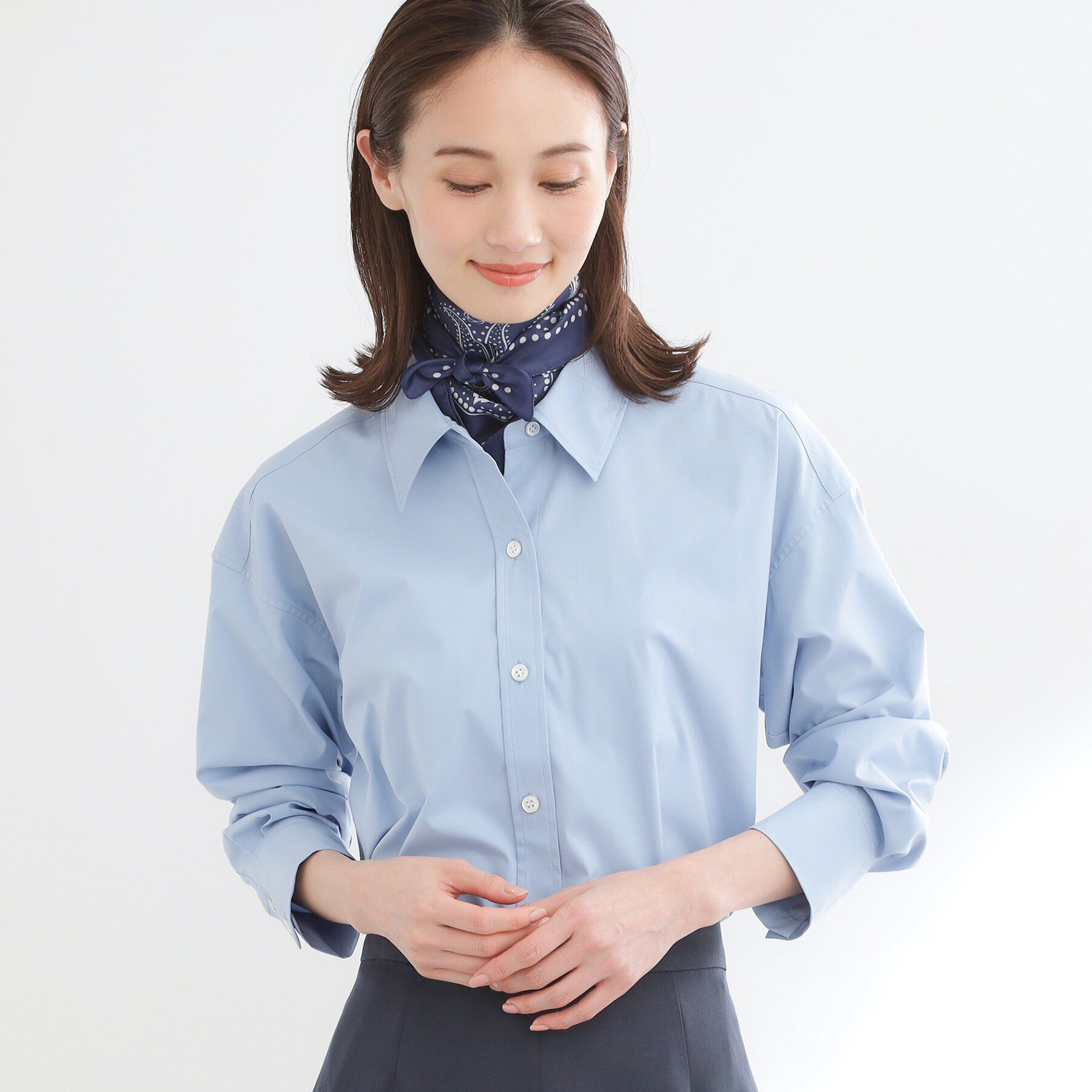 Reflect「【羽織りにも◎】タイプライタービッグシャツ」|シャツ・ブラウス|