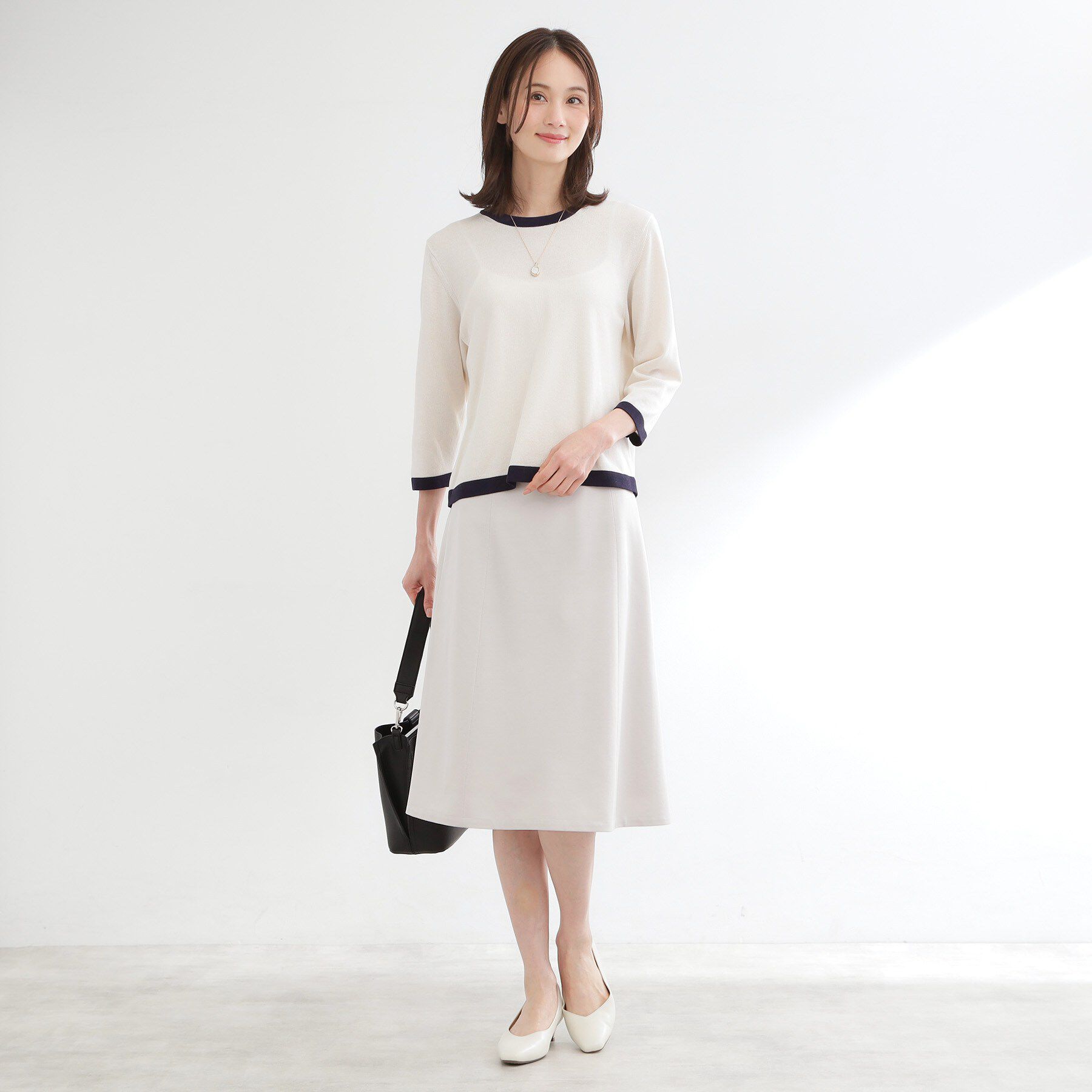 Reflect「【アンサンブル可】バイカラーニット」|ニット・セーター|