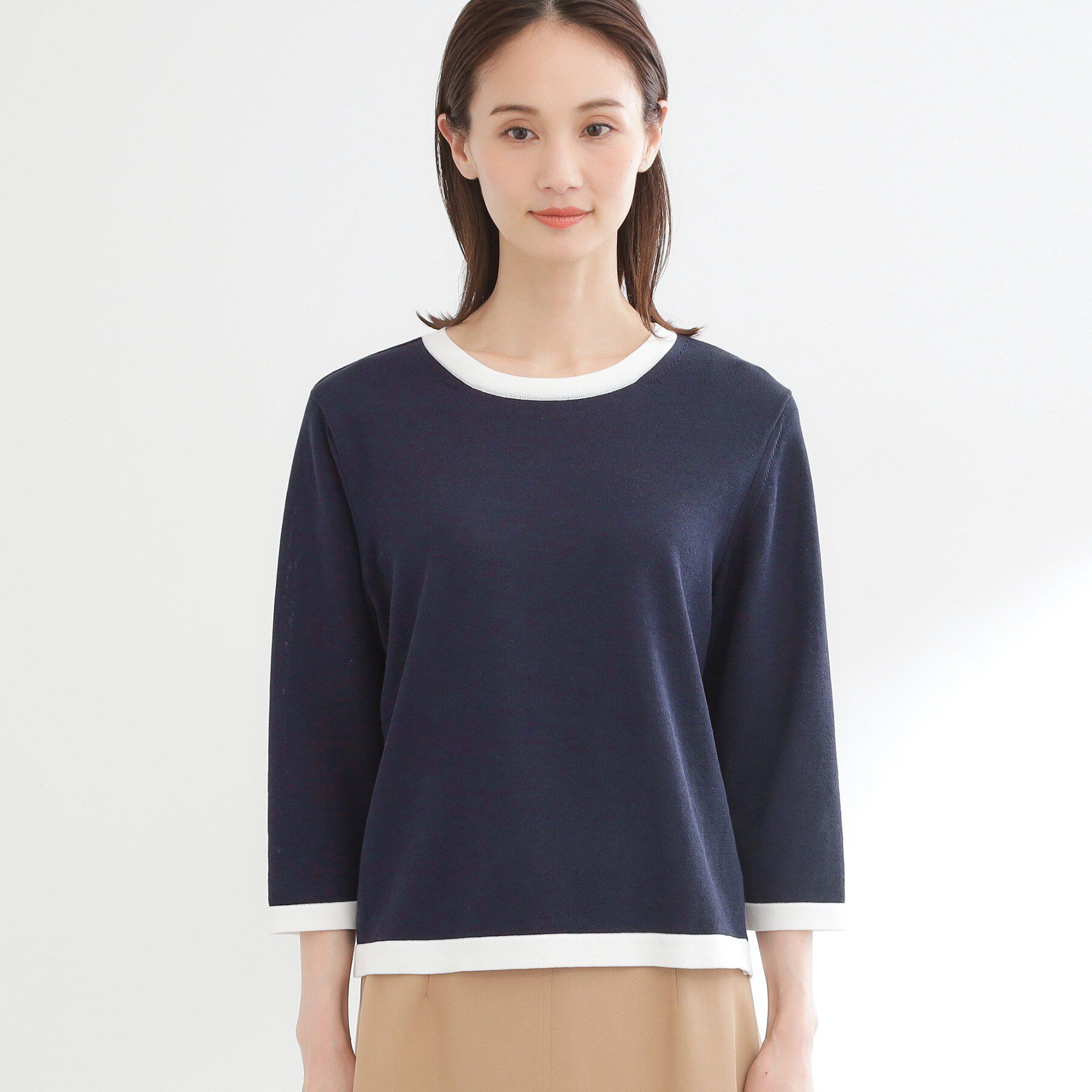 Reflect「【アンサンブル可】バイカラーニット」|ニット・セーター|