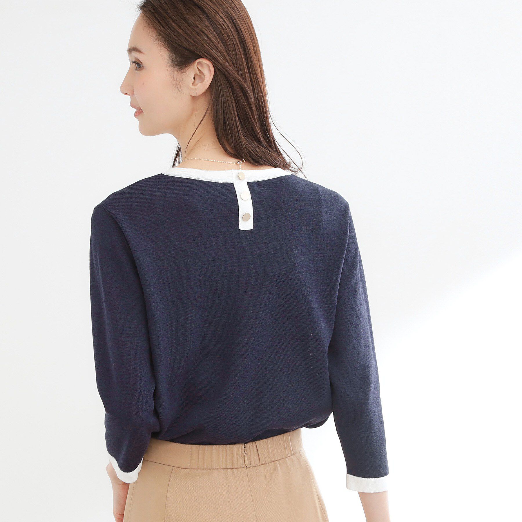 Reflect「【アンサンブル可】バイカラーニット」|ニット・セーター|