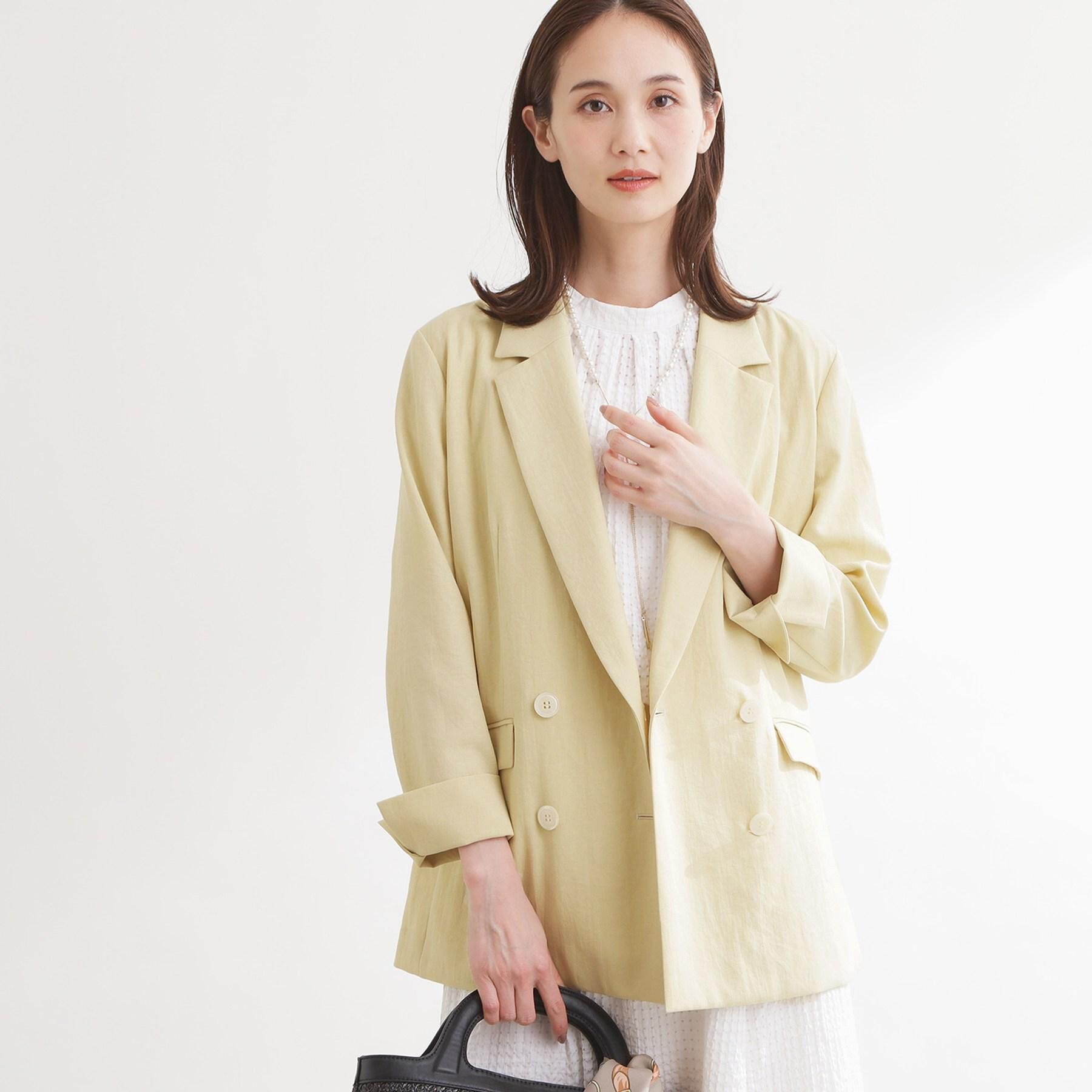 Reflect「コットンリネンテーラードジャケット」|テーラードジャケット|