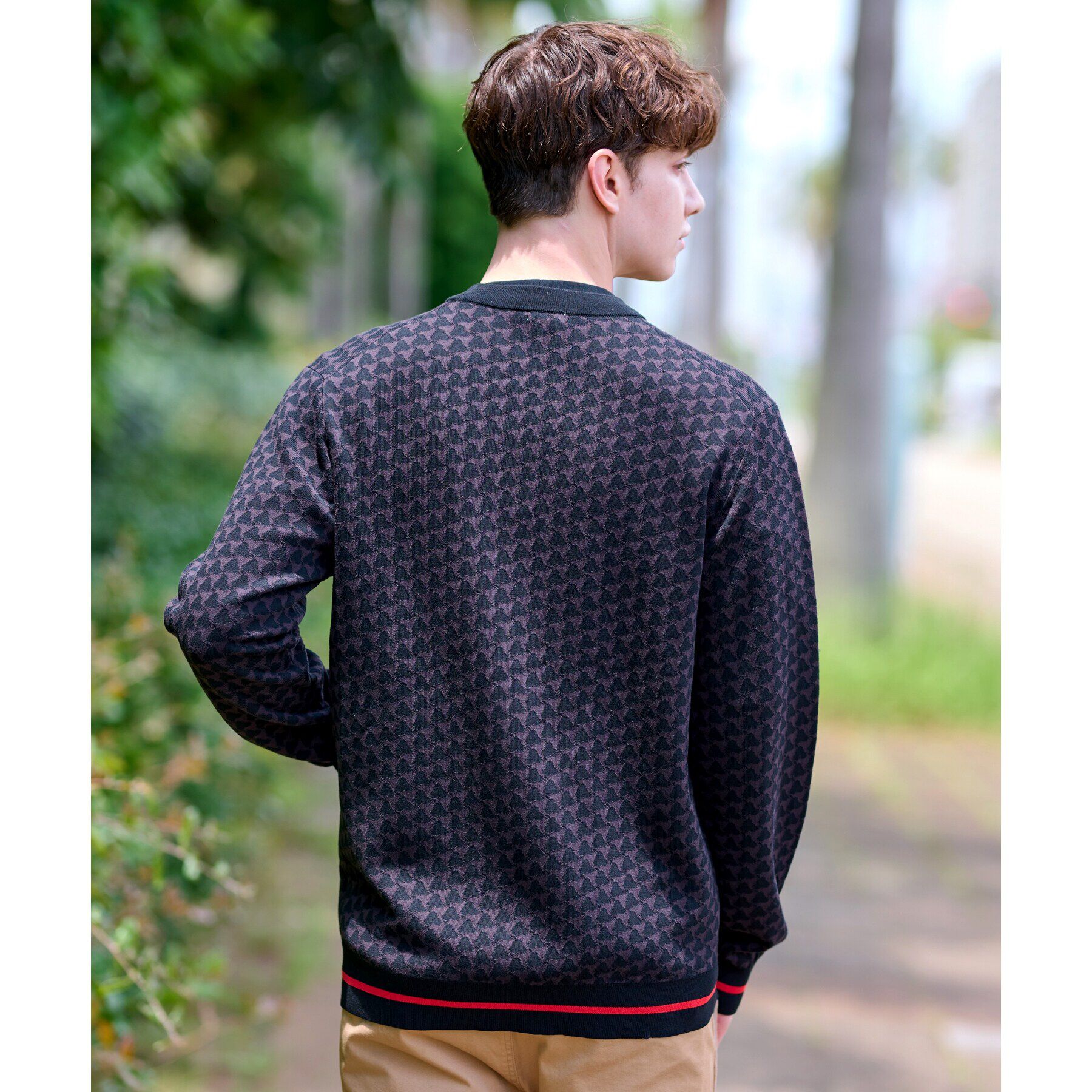 DRESSTERIOR「トリニティジャカード カーディガン」|カーディガン|