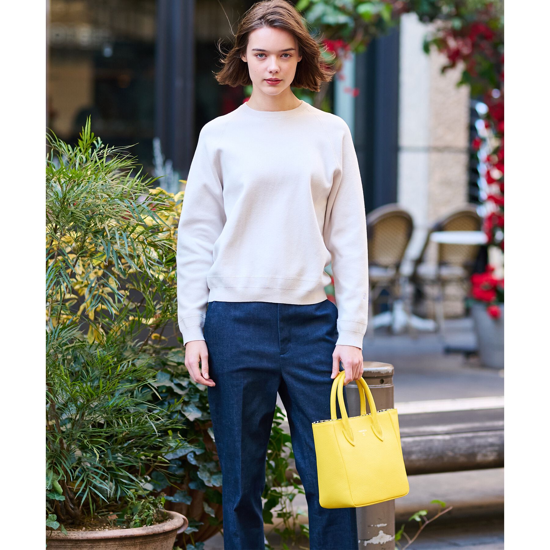 DRESSTERIOR「【洗える】ウォッシャブル コットンカシミヤ混ニット」|ニット・セーター|