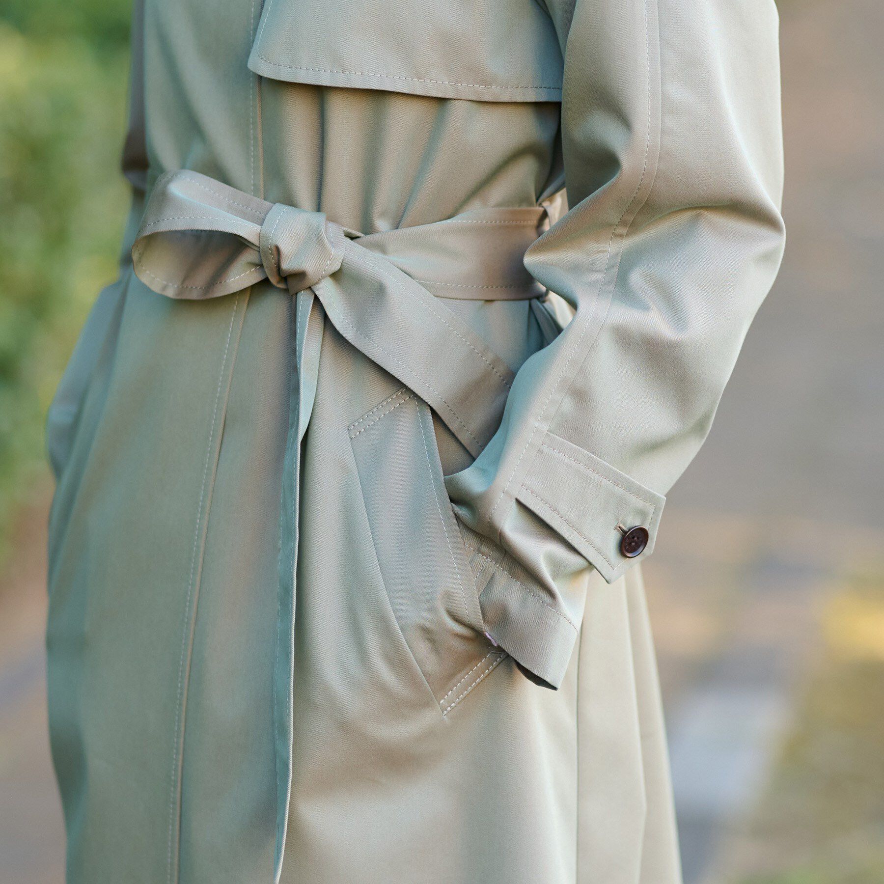 DRESSTERIOR「【ウォッシャブル/美シルエット】ライトトレンチコート」|トレンチコート|