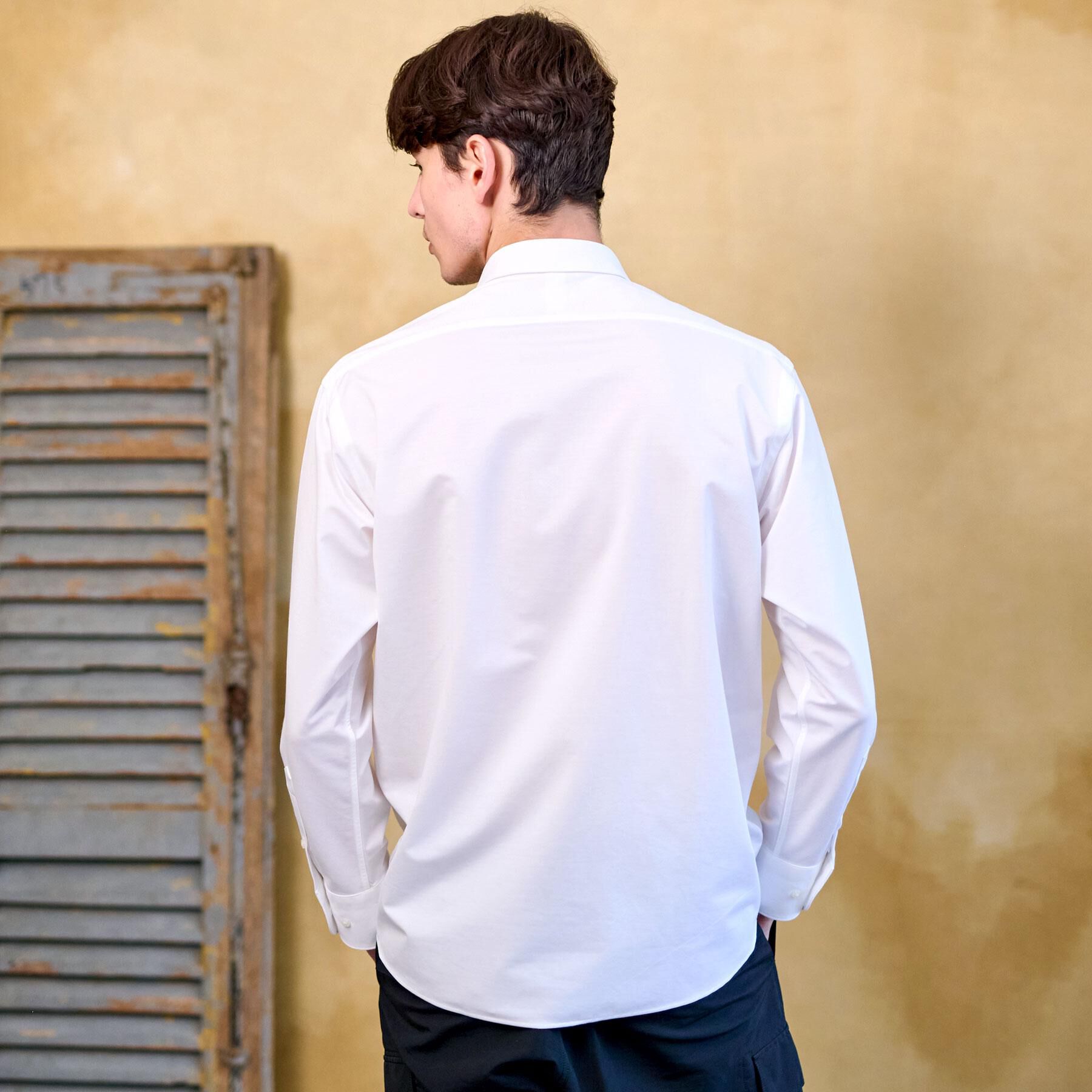 DRESSTERIOR「46Gジャージー リラックスシャツ」|シャツ・ブラウス|