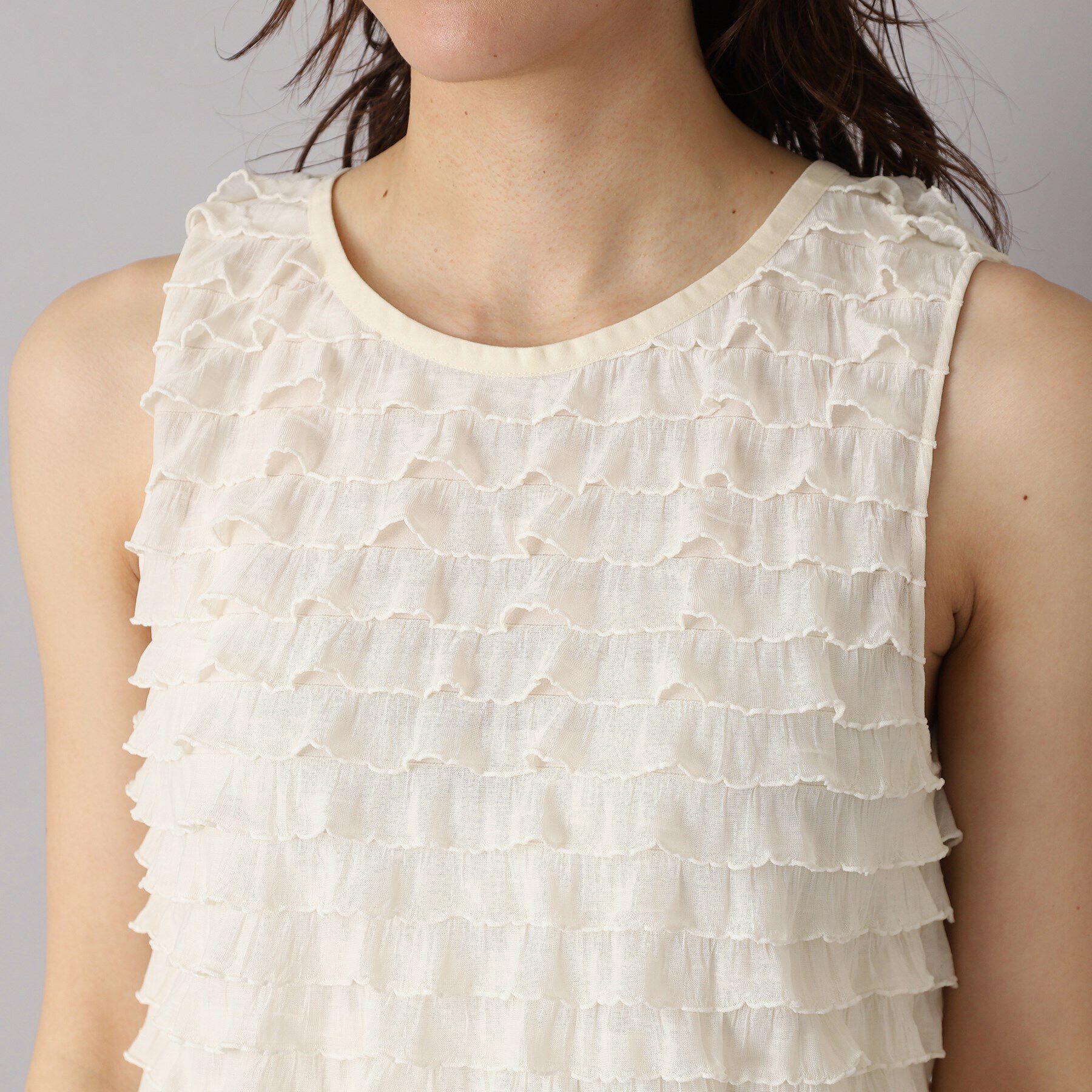 DRESSTERIOR「provoke（プロヴォーク）【別注】 フリフリ タンクトップ」|キャミソール|