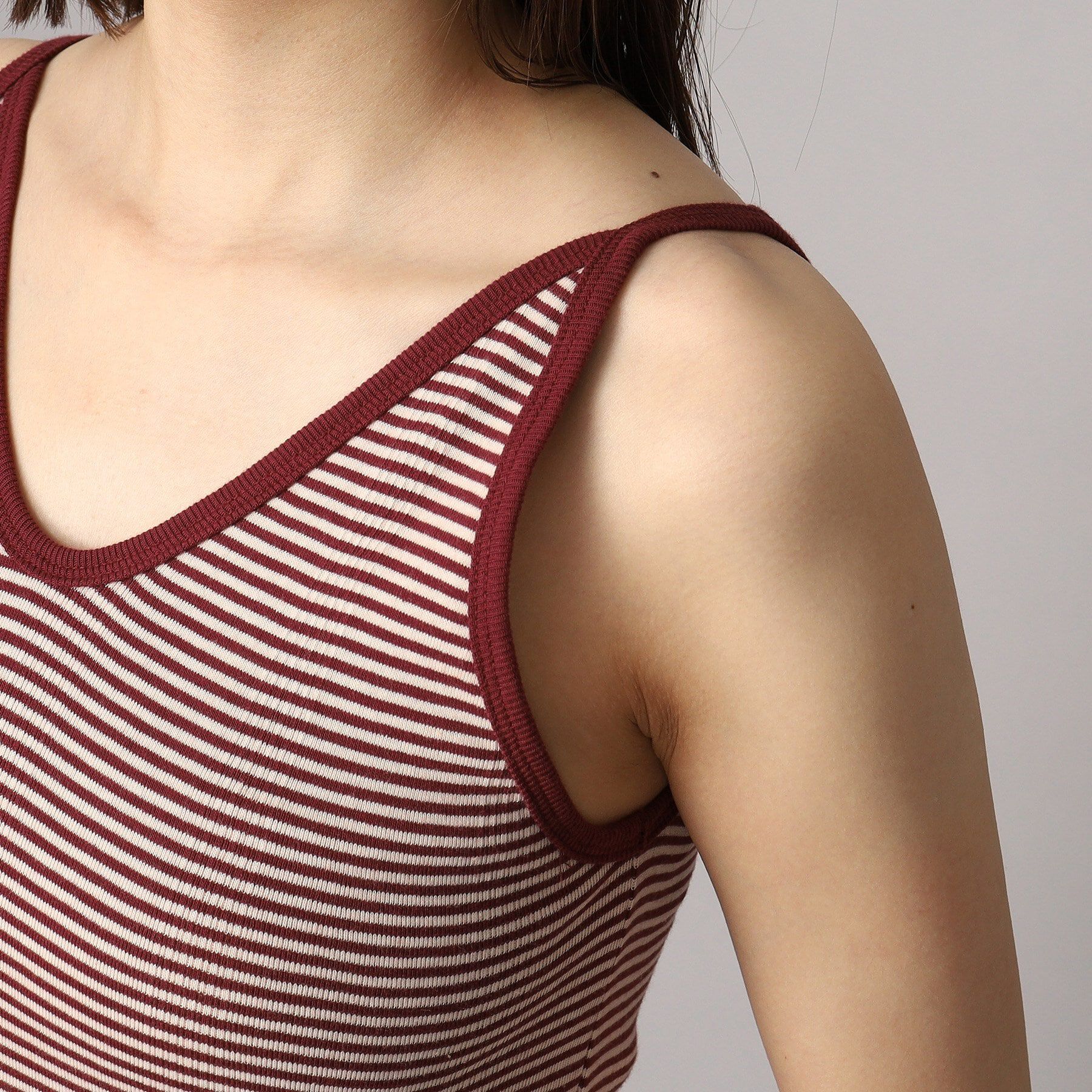 DRESSTERIOR「Robert．P．Miller（ロベルト・ピー・ミラー）パネルリブ カップ付き キャミタンクトップ」|キャミソール|