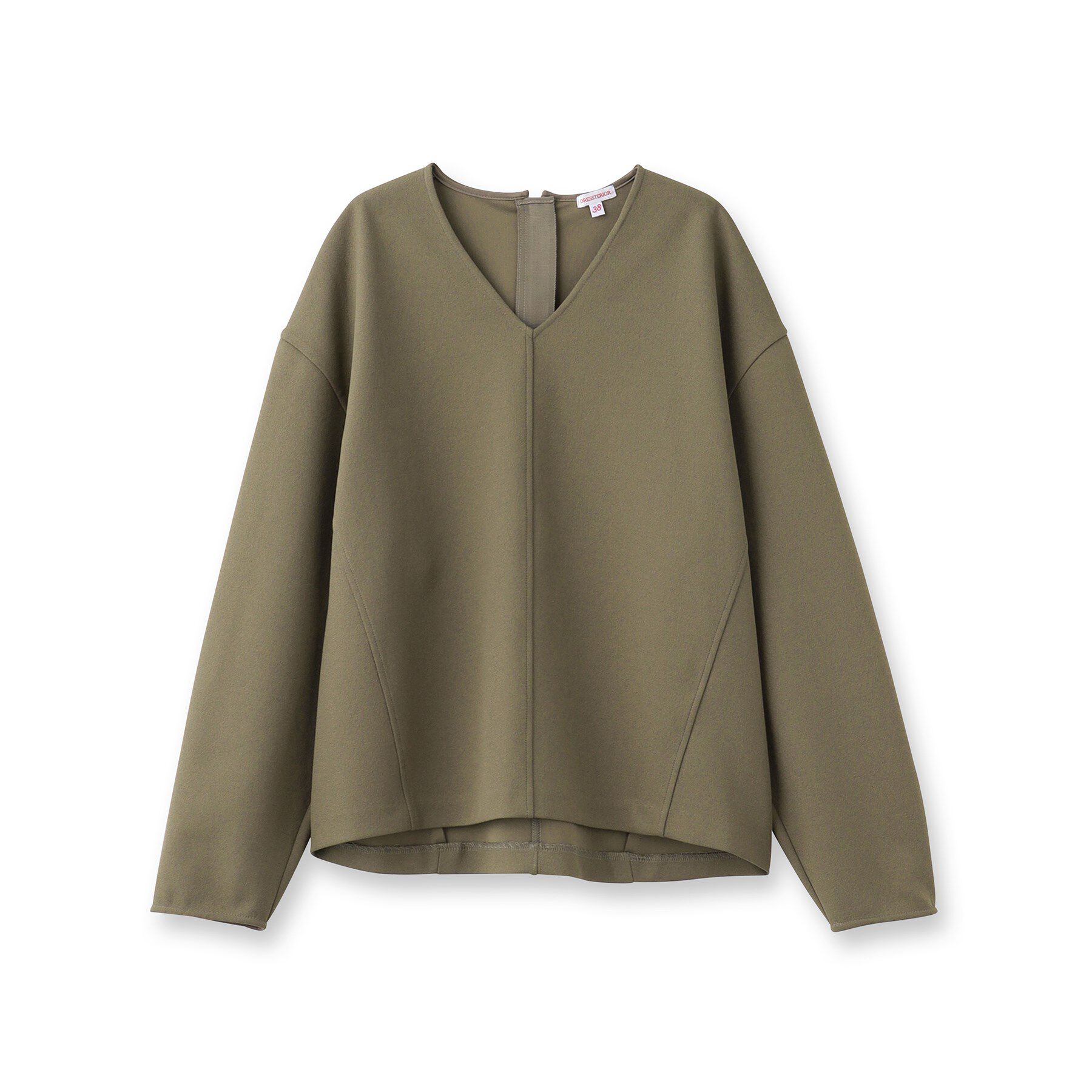 DRESSTERIOR「【洗える/イージーケア】Vネックジョーゼットプルオーバー」|Tシャツ・カットソー|
