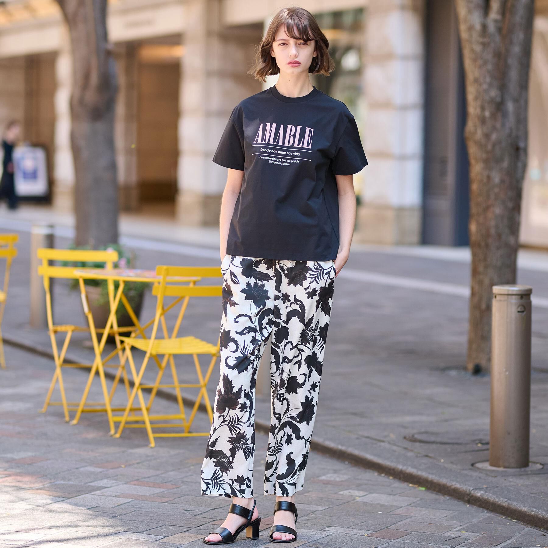 DRESSTERIOR「【接触冷感/UVカット】バックブリーズテックロゴTシャツ」|Tシャツ・カットソー|