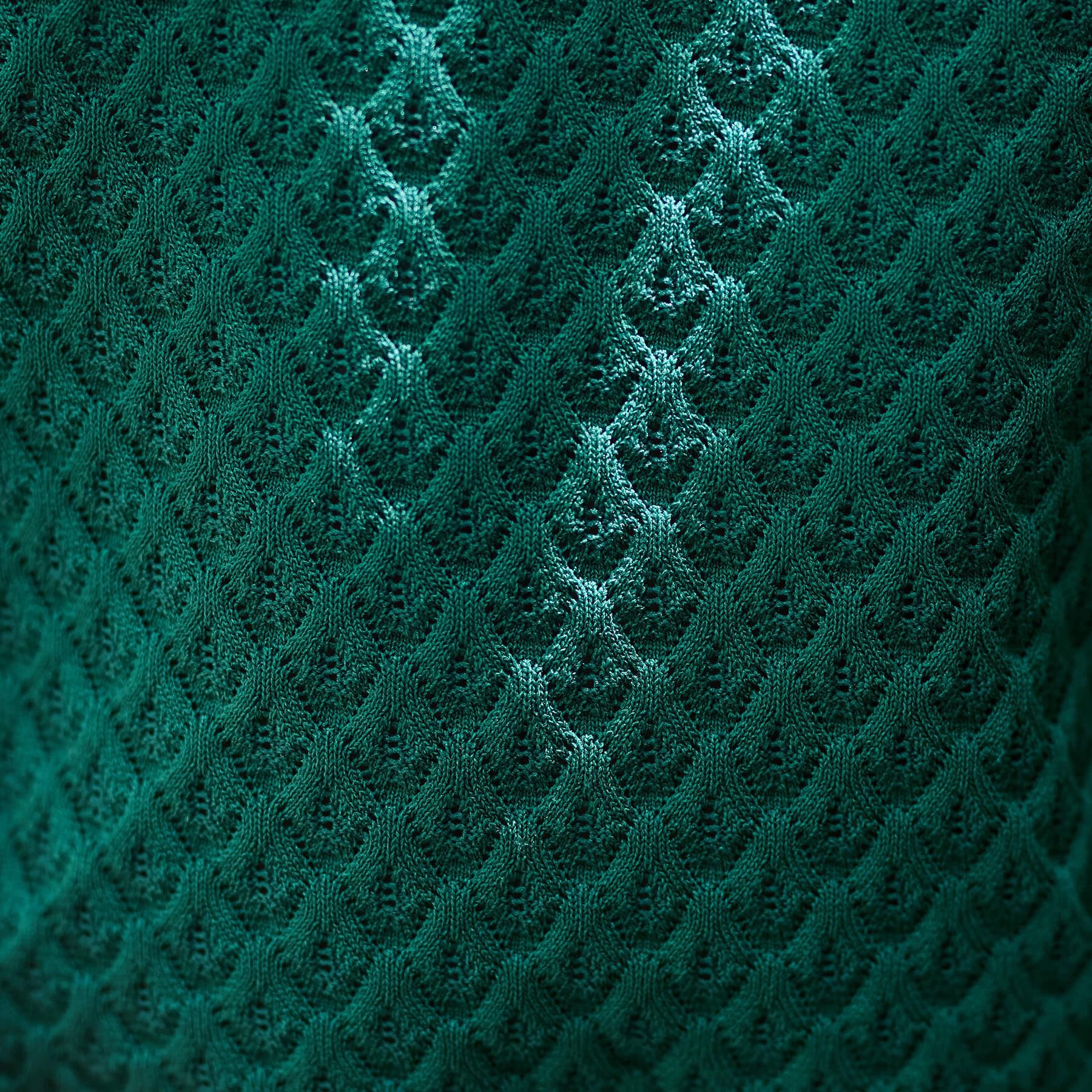 DRESSTERIOR「【6色展開/オンオフ】レース編みハーフスリーブニット」|ニット・セーター|