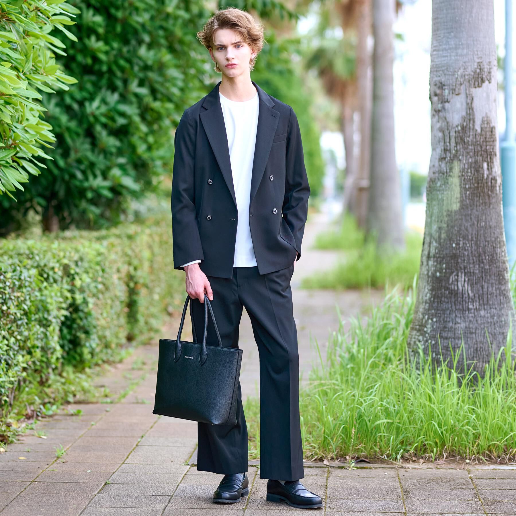 DRESSTERIOR「【セットアップ可】クリアーカルゼ SET UP ワイドパンツ」|その他|