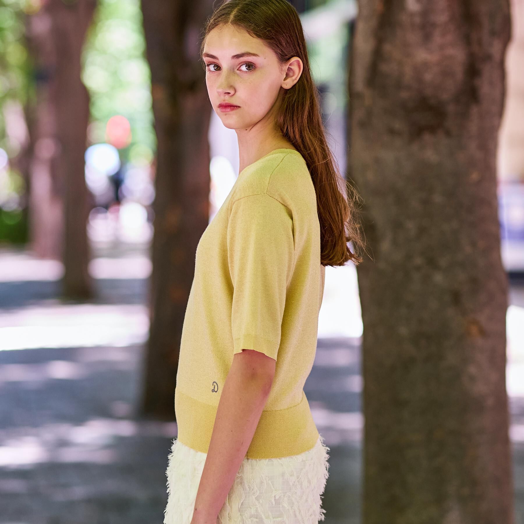 DRESSTERIOR「【洗える/きれいめ】ラメニットプルオーバー」|ニット・セーター|