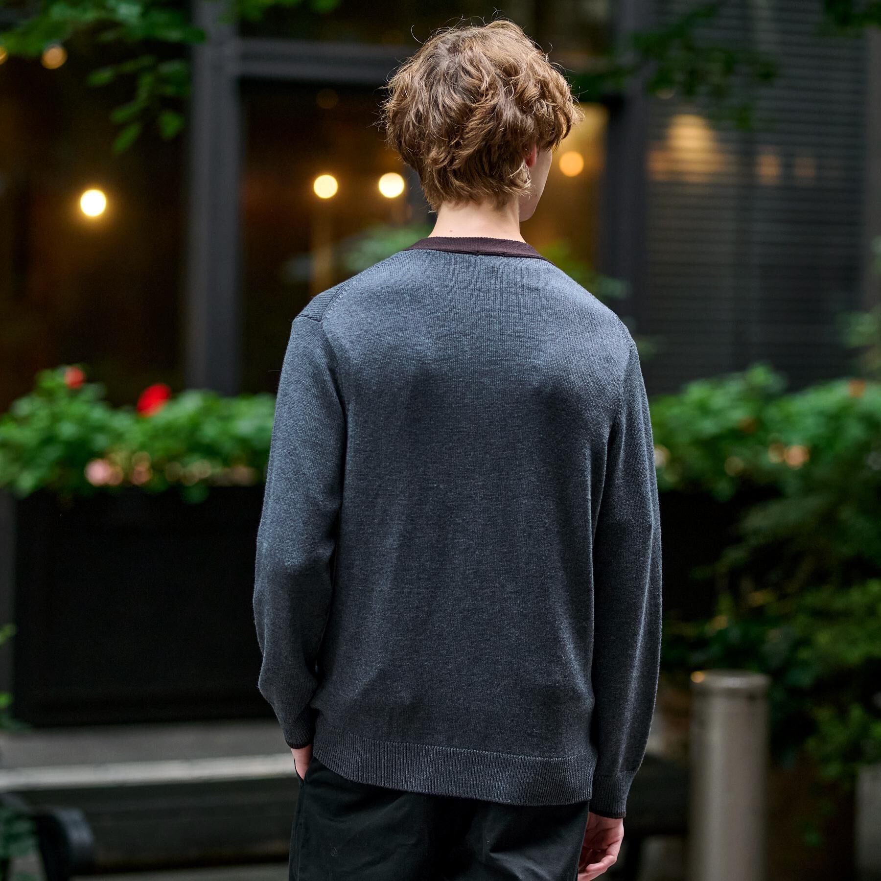 DRESSTERIOR「エンブロイダリー ニットカーディガン」|カーディガン|