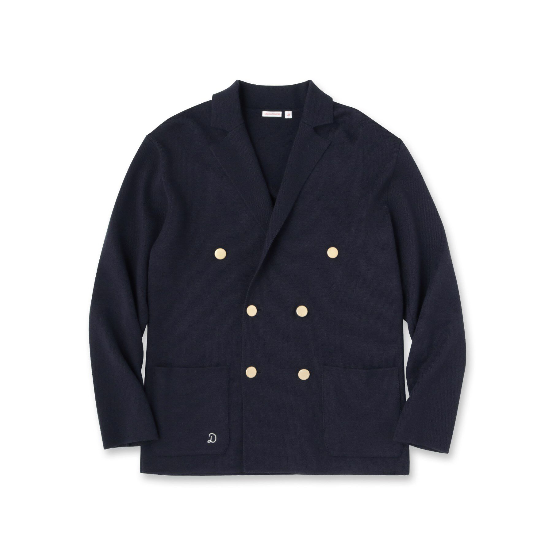 DRESSTERIOR「ダブルブレスト ニットジャケット」|テーラードジャケット|