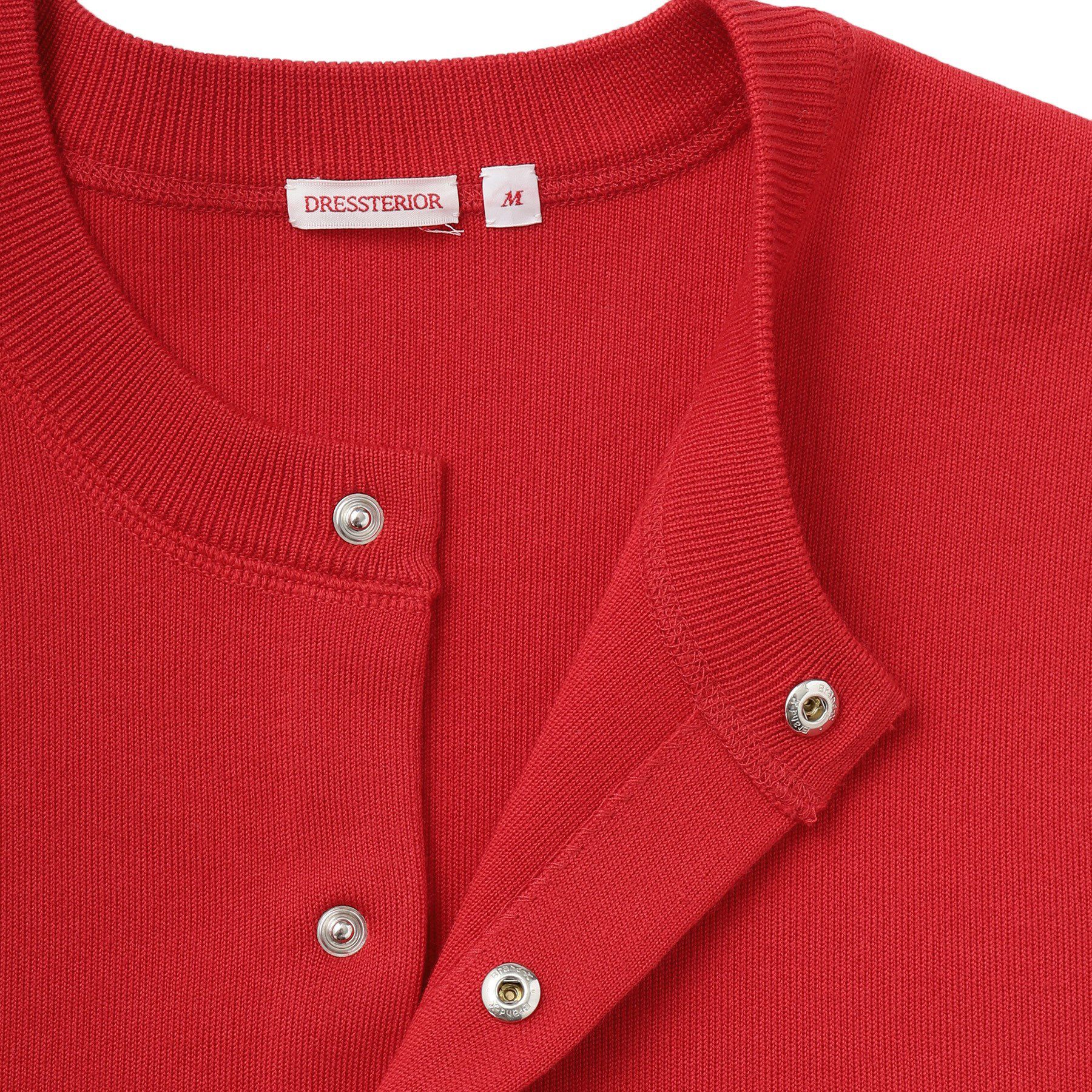 DRESSTERIOR「ウォッシャブル アームライン ラウンドカーディガン」|カーディガン|