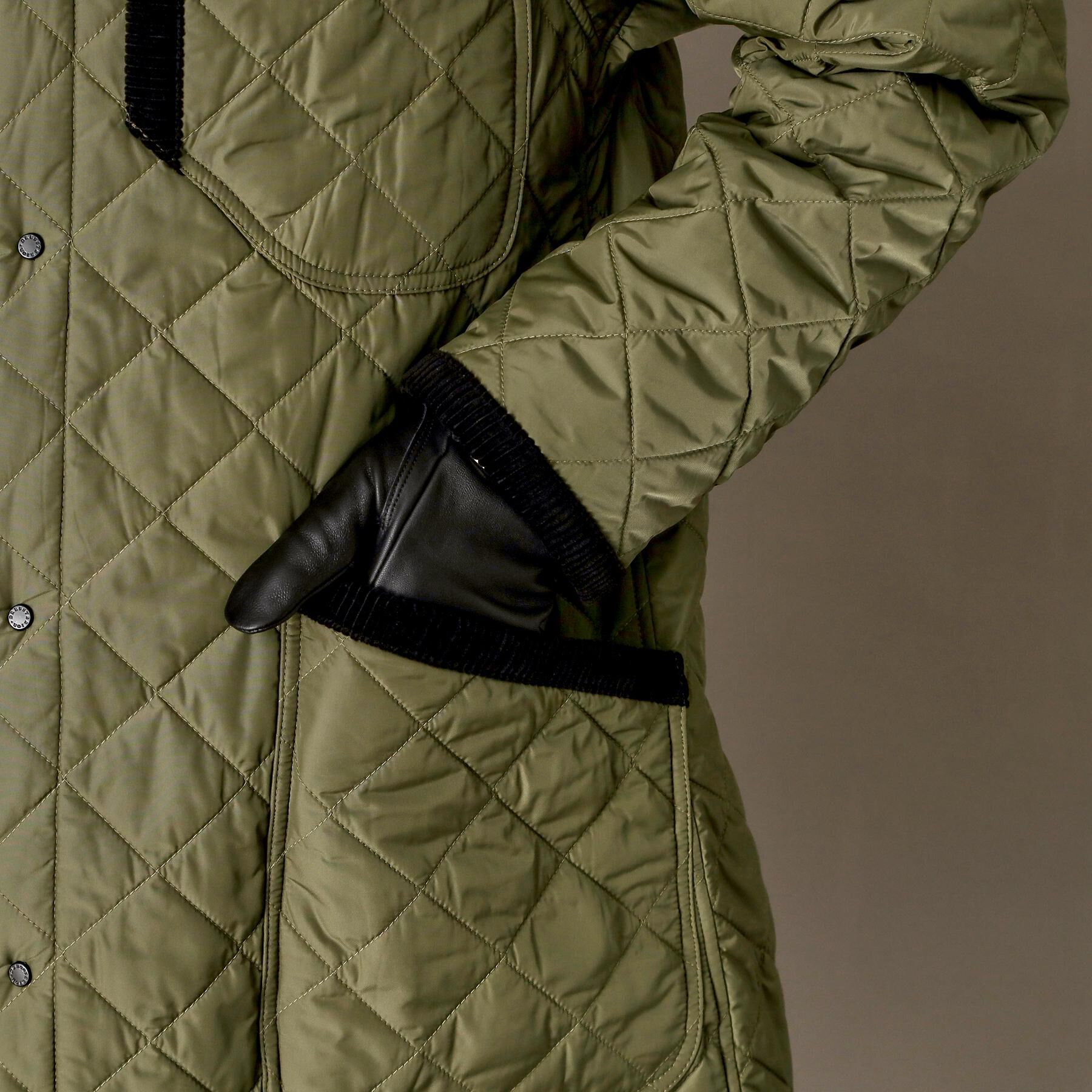 DRESSTERIOR「キルティング フーデット コート」|ダウン|