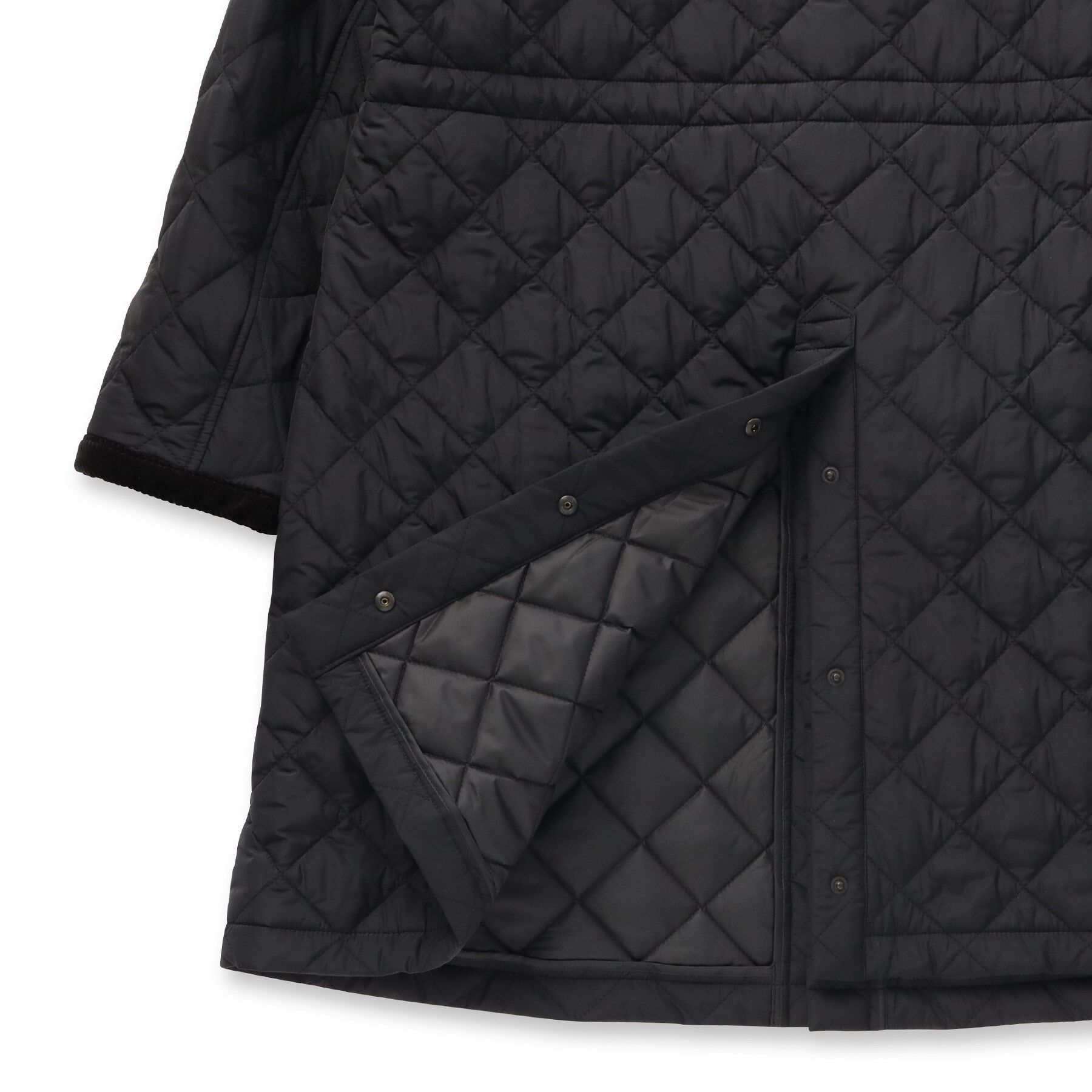 DRESSTERIOR「キルティング フーデット コート」|ダウン|