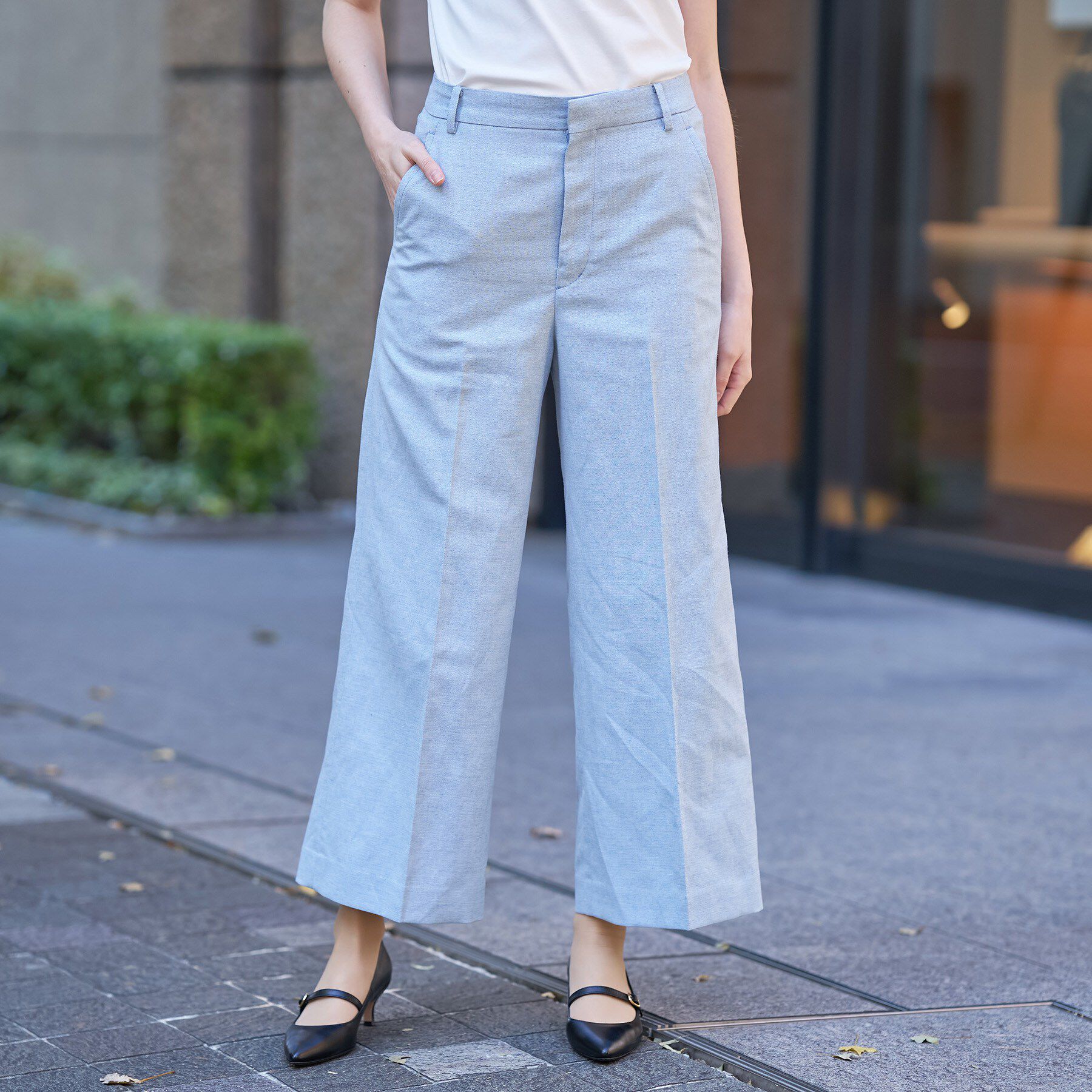 DRESSTERIOR「【セットアップ可】リネンブレンドワイドパンツ」|その他|