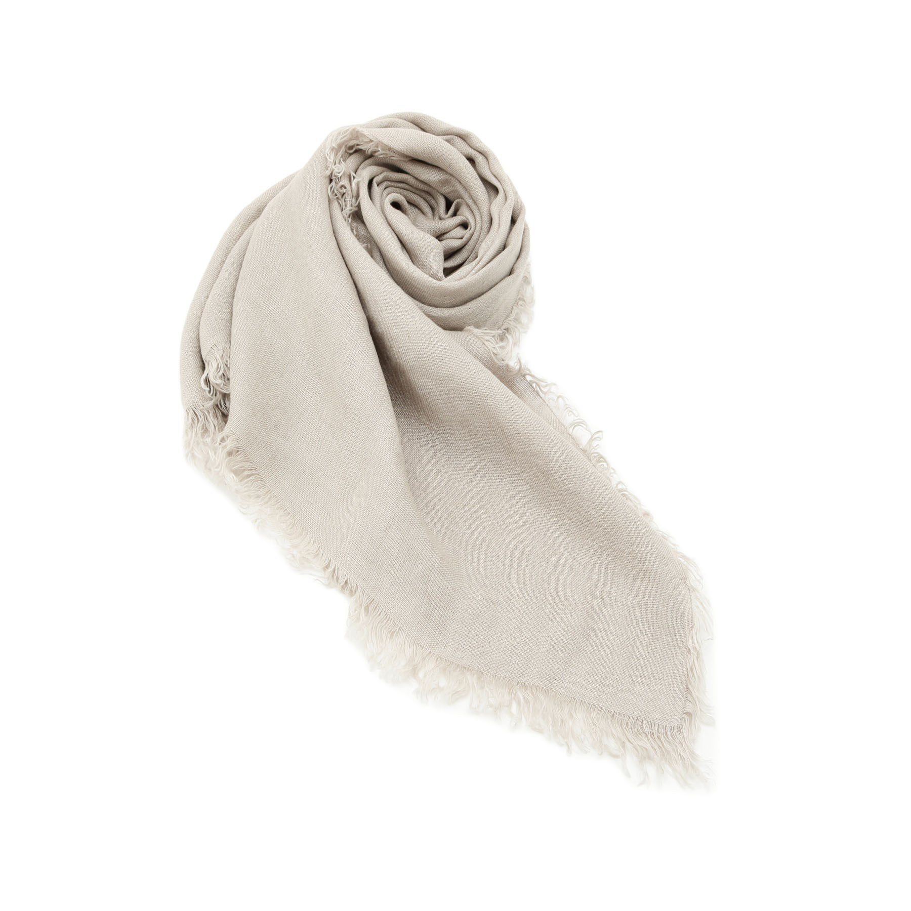 DRESSTERIOR「ASAUCE MELER（アソースメレ）フランダース産リネンガーゼストール」|ストール|グレー(012)