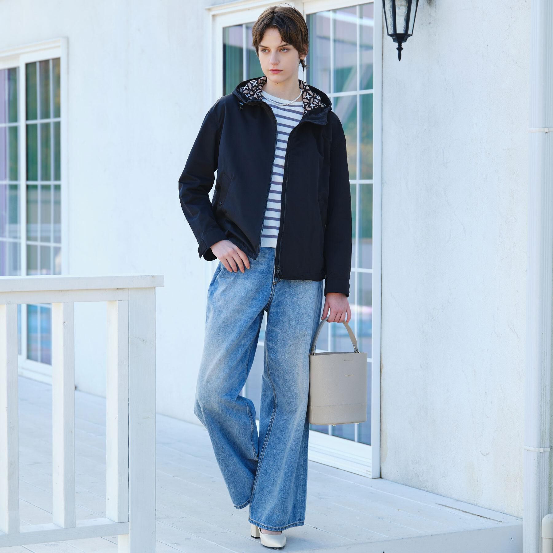 DRESSTERIOR「【ウォッシャブル/撥水素材】撥水ツイル マウンテンパーカー」|ブルゾン・スタジャン|