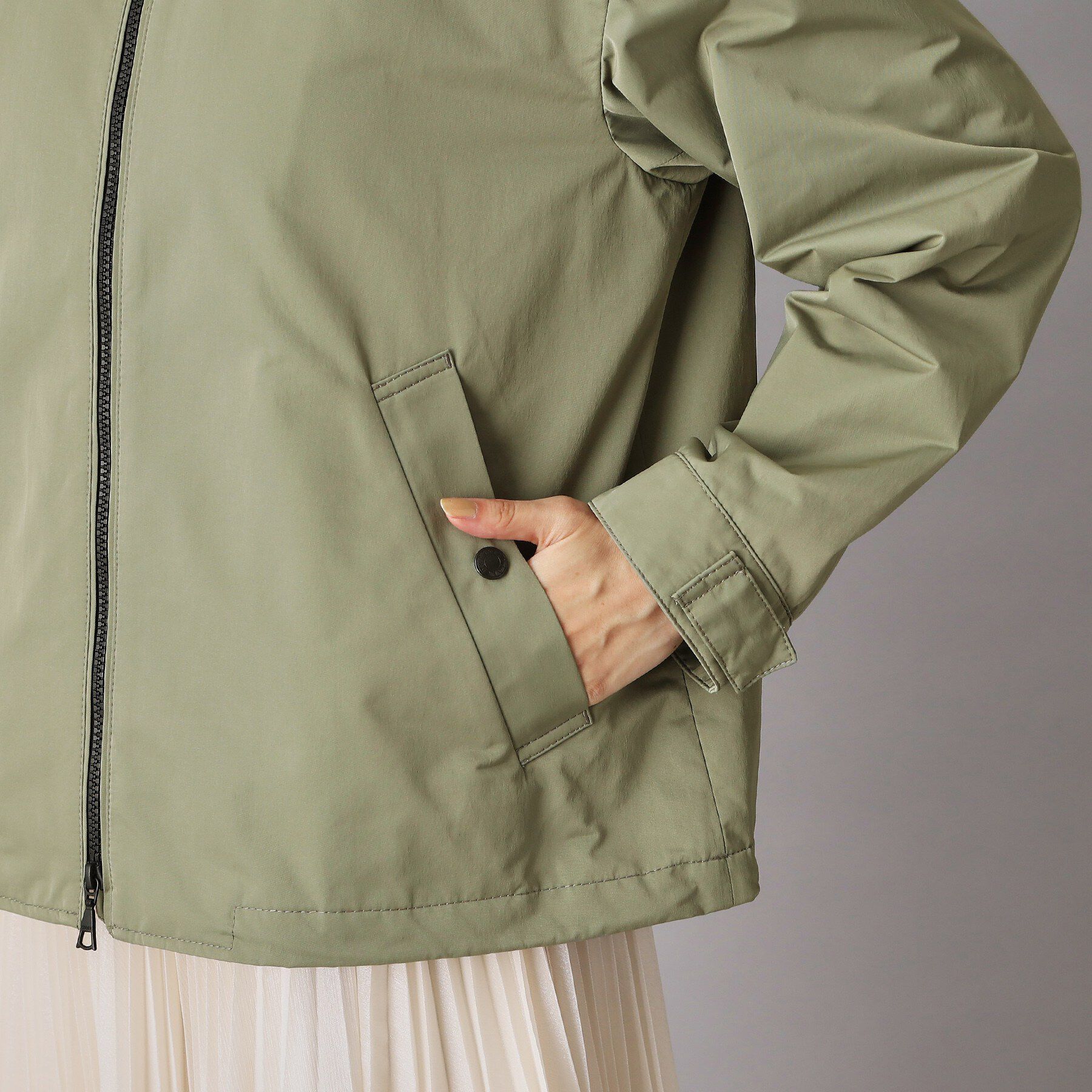 DRESSTERIOR「【ウォッシャブル/撥水素材】撥水ツイル マウンテンパーカー」|ブルゾン・スタジャン|