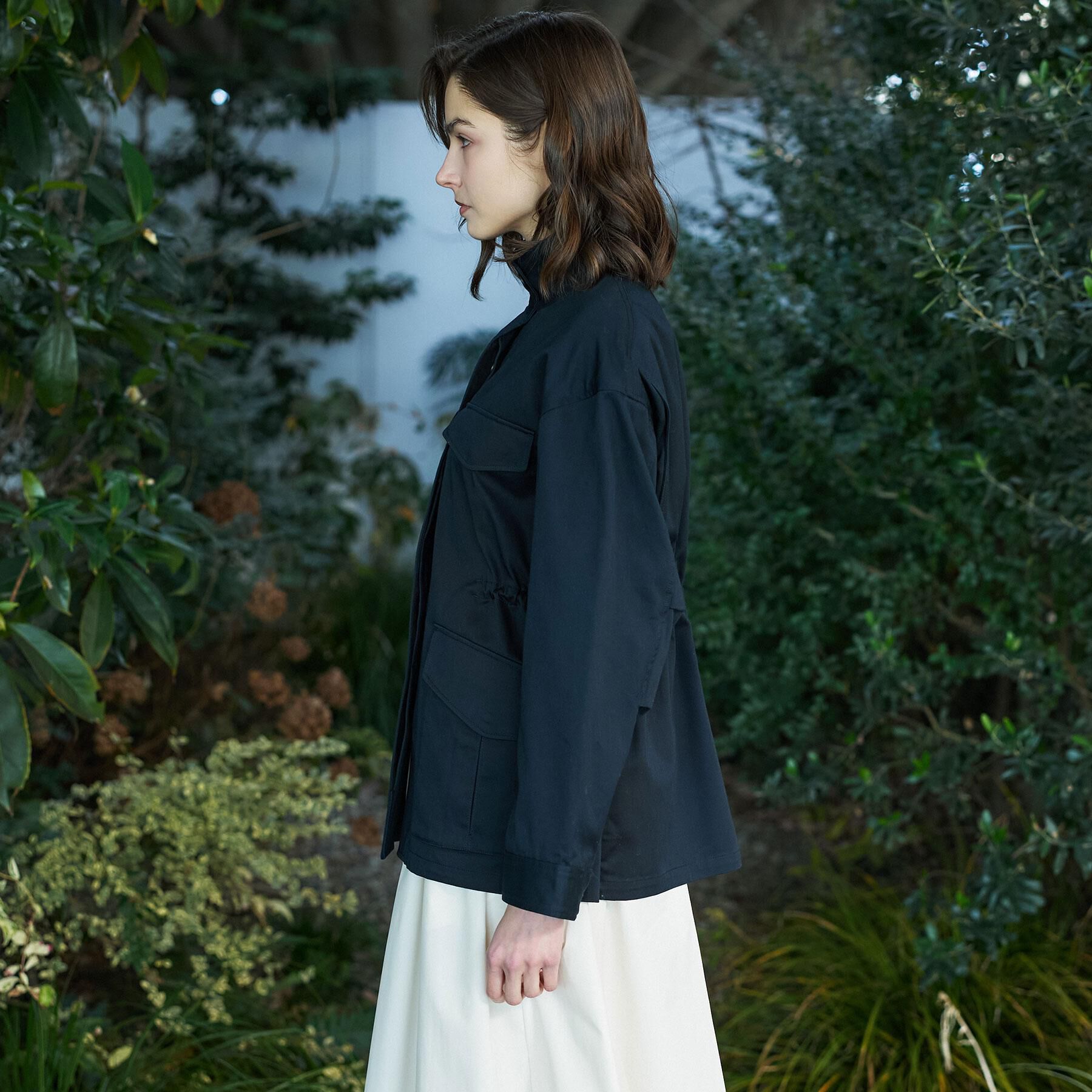 DRESSTERIOR「【ウォッシャブル】コンパクトコットンミリタリーブルゾン」|ブルゾン・スタジャン|