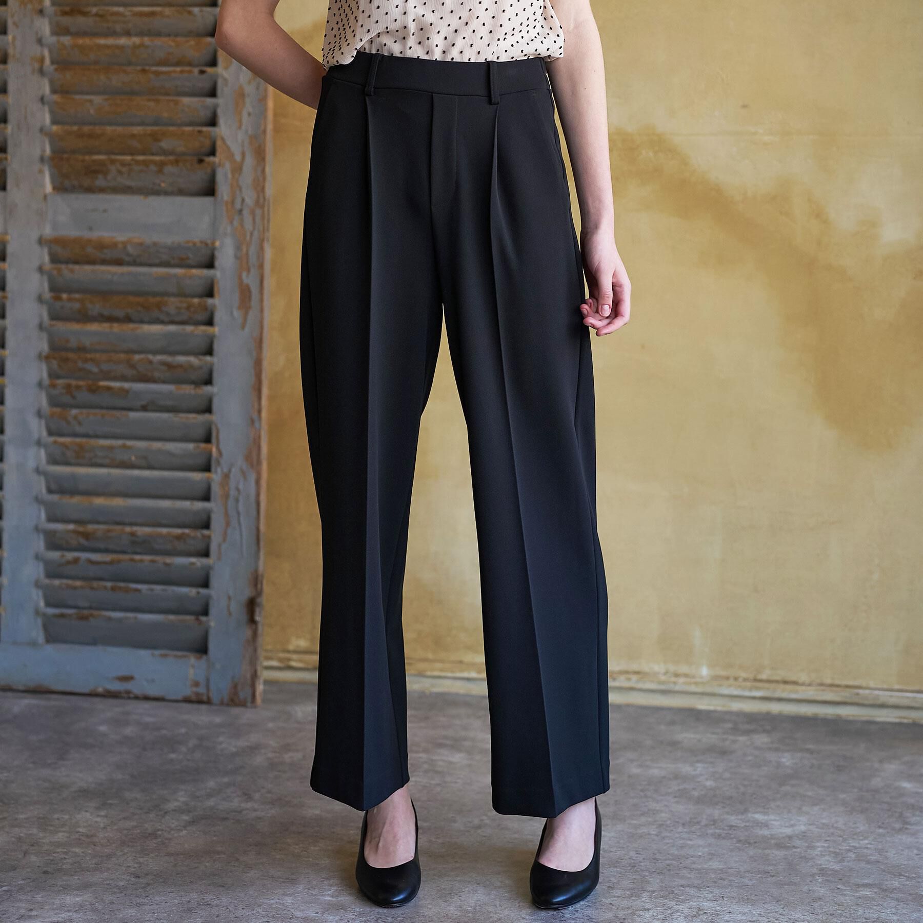 DRESSTERIOR「センタープレスジョーゼットパンツ」|その他|