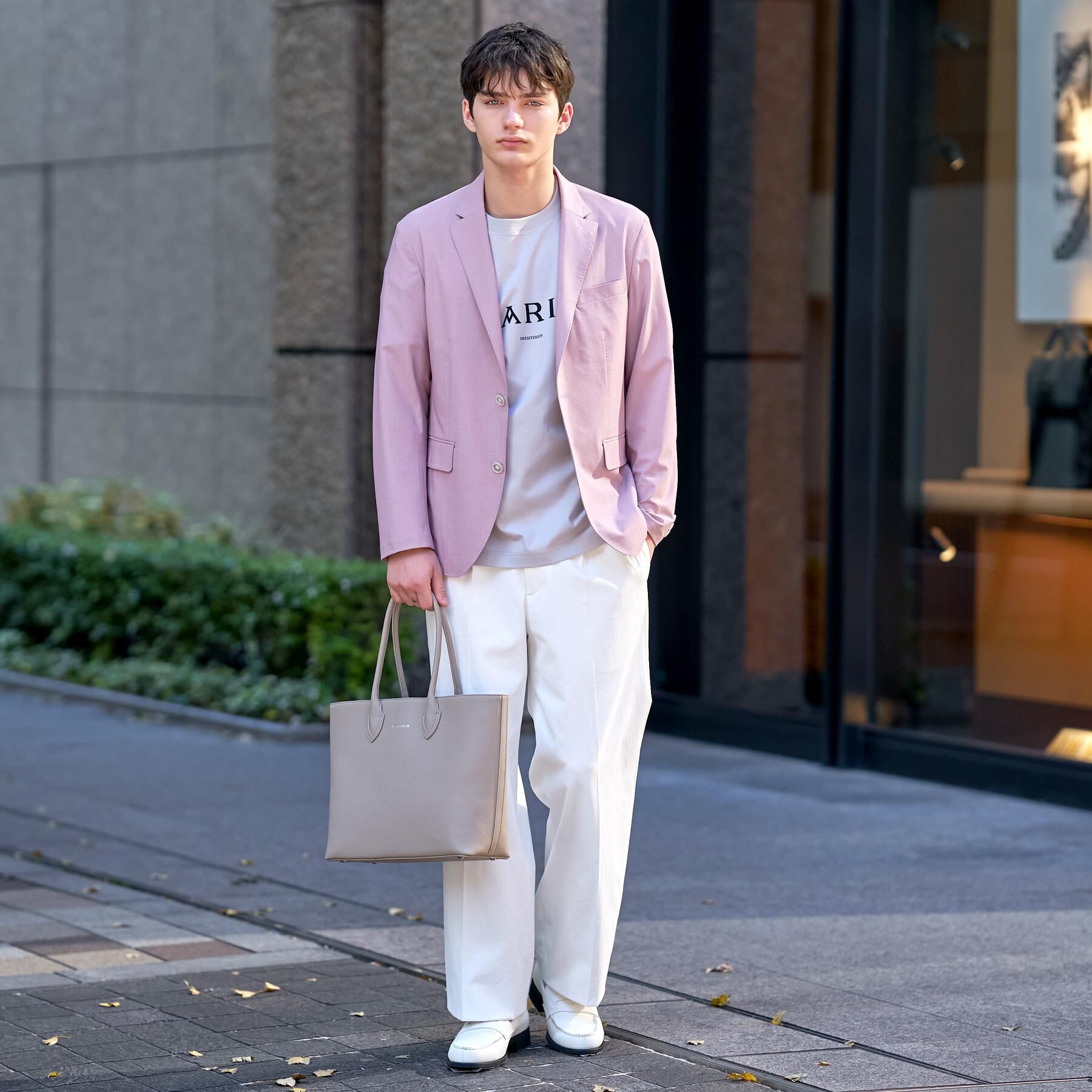 DRESSTERIOR「【セットアップ可/MonoMax4月号掲載/Safari5月号掲載】CARREMAN ストレッチジャ」|テーラードジャケット|