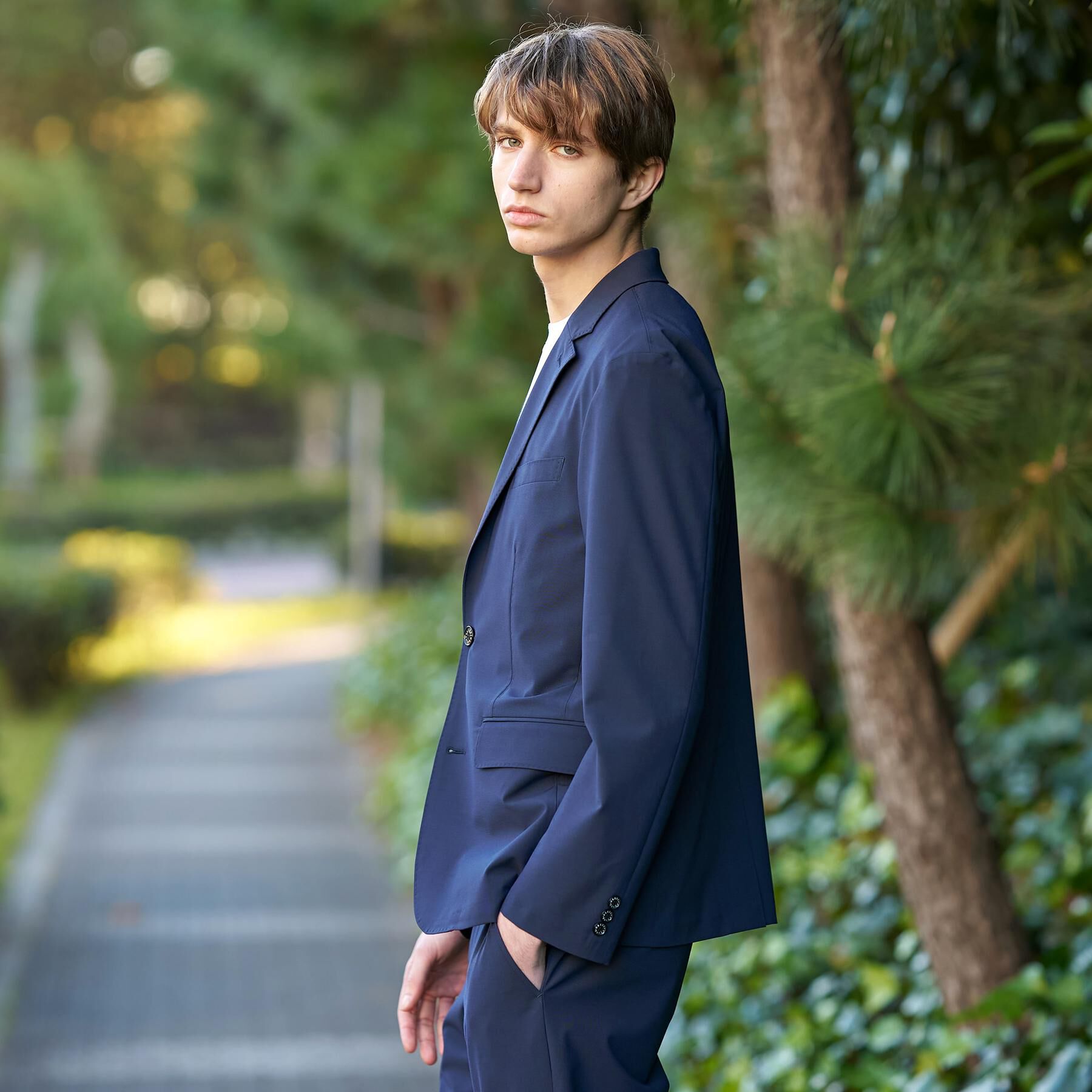 DRESSTERIOR「【セットアップ可/MonoMax4月号掲載/Safari5月号掲載】CARREMAN ストレッチジャ」|テーラードジャケット|