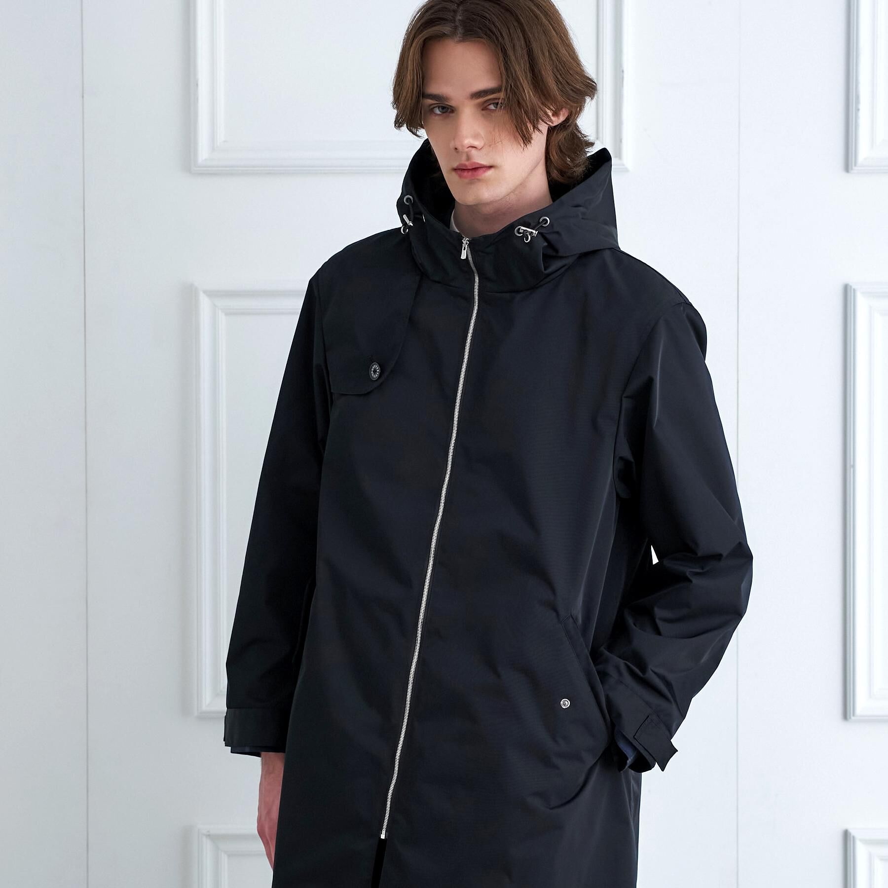 DRESSTERIOR「【撥水素材】レインプルーフ フーデッドコート」|その他|