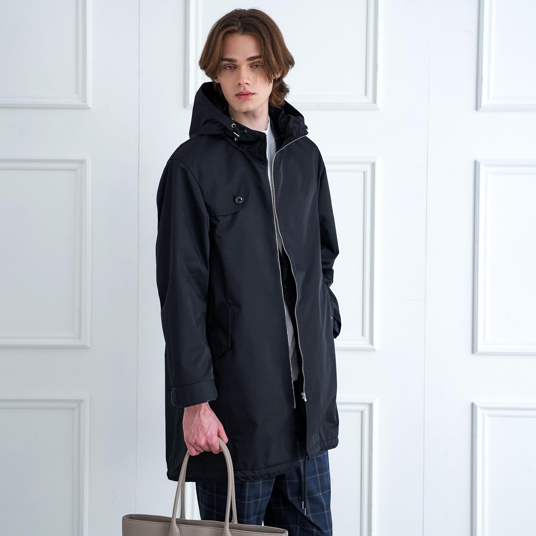 DRESSTERIOR「【撥水素材】レインプルーフ フーデッドコート」|その他|