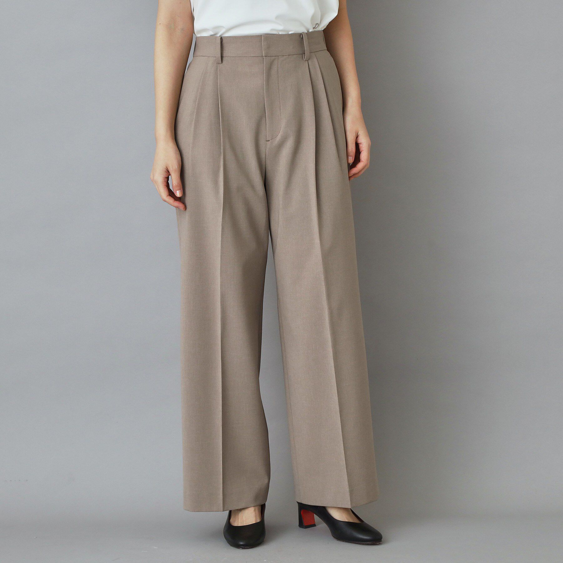 DRESSTERIOR「【otonaMUSE5月号掲載／セットアップ可】ウォッシャブルワイドタックパンツ」|その他|