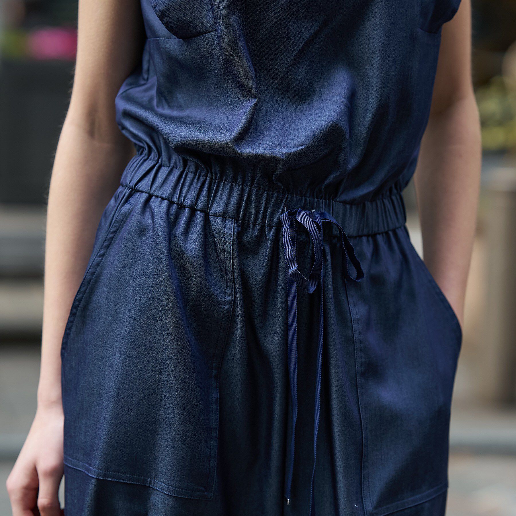 DRESSTERIOR「【ウォッシャブル】フレンチスリーブ コンビネゾン」|オールインワン|