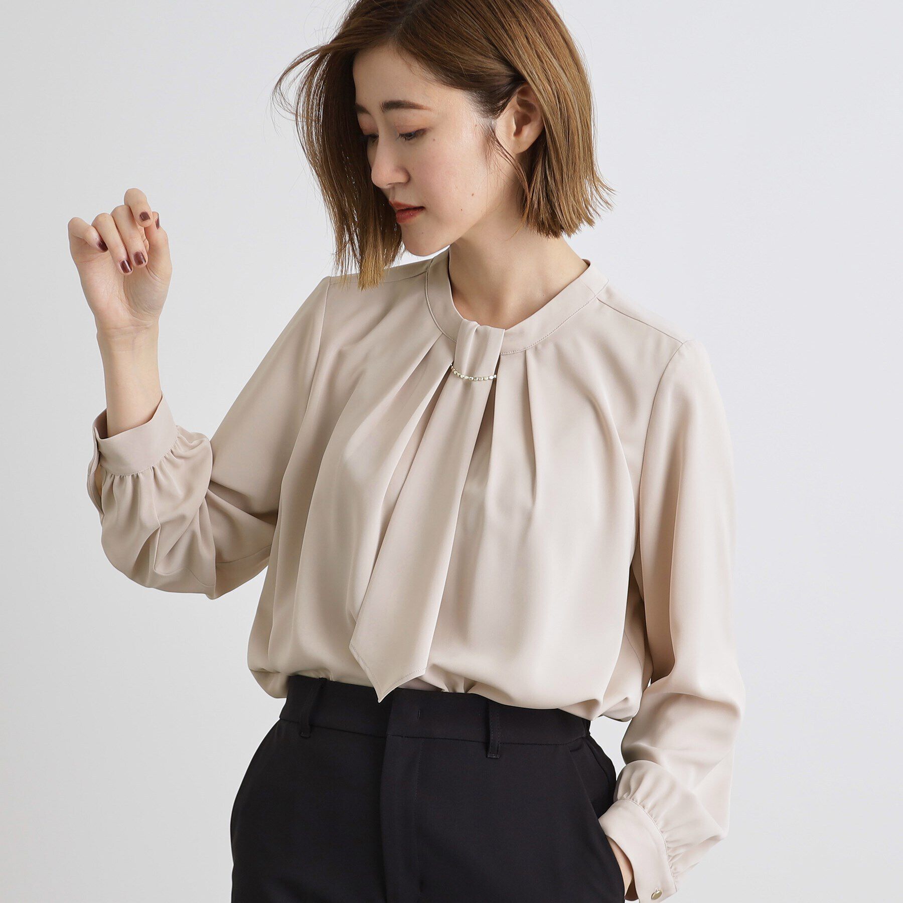 grove「マルチWAYボウタイブラウス」|シャツ・ブラウス|