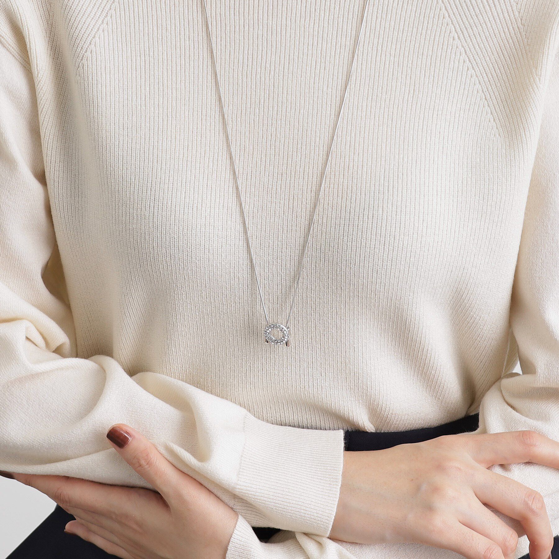 grove「サークルビジュースライドネックレス【入卒対応可】」|ネックレス|