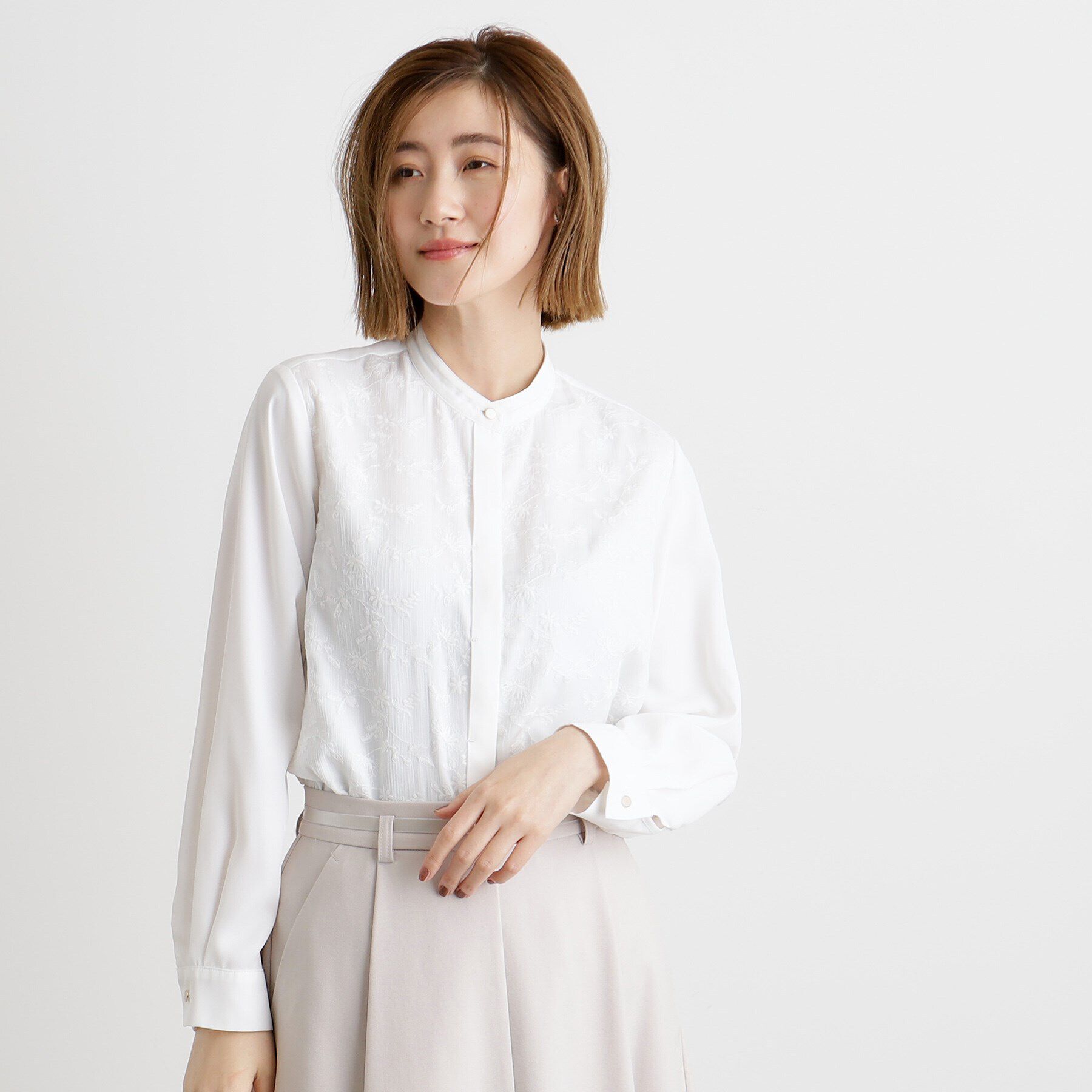 grove「刺繍シャツブラウス」|シャツ・ブラウス|