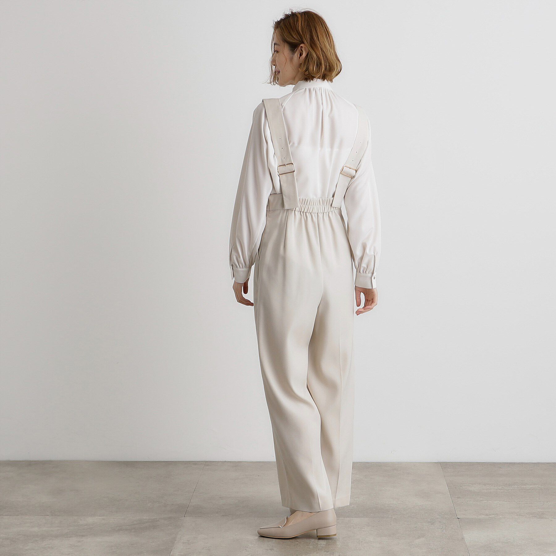 grove「ハイウエストサロペット」|オールインワン|