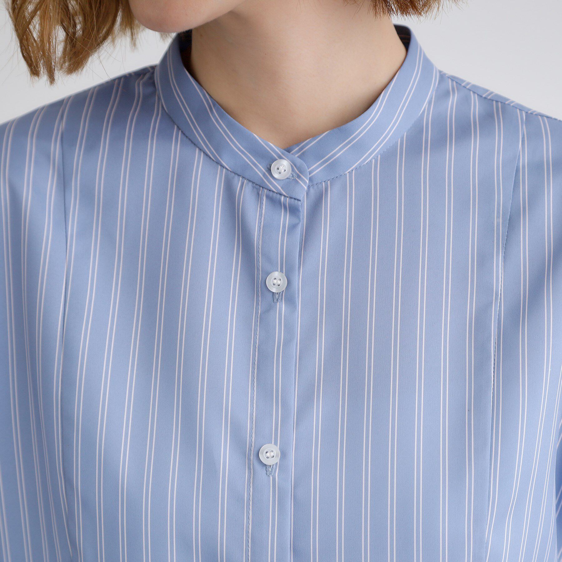 grove「ペプラムスタンドネックシャツ」|シャツ・ブラウス|