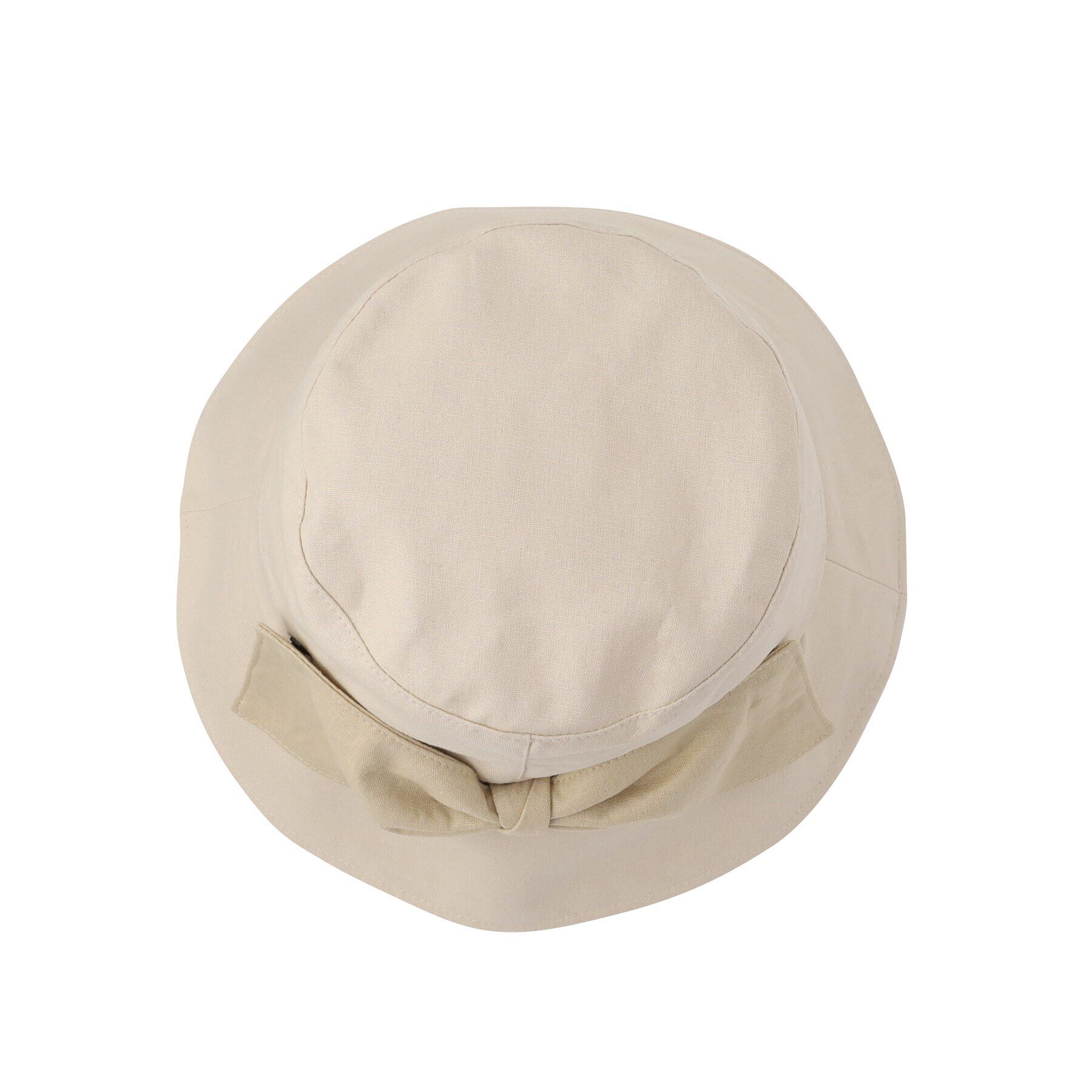 grove「リボン付きバケットハット【UVカット・サイズ調整・ポケッタブル】」|ハット|