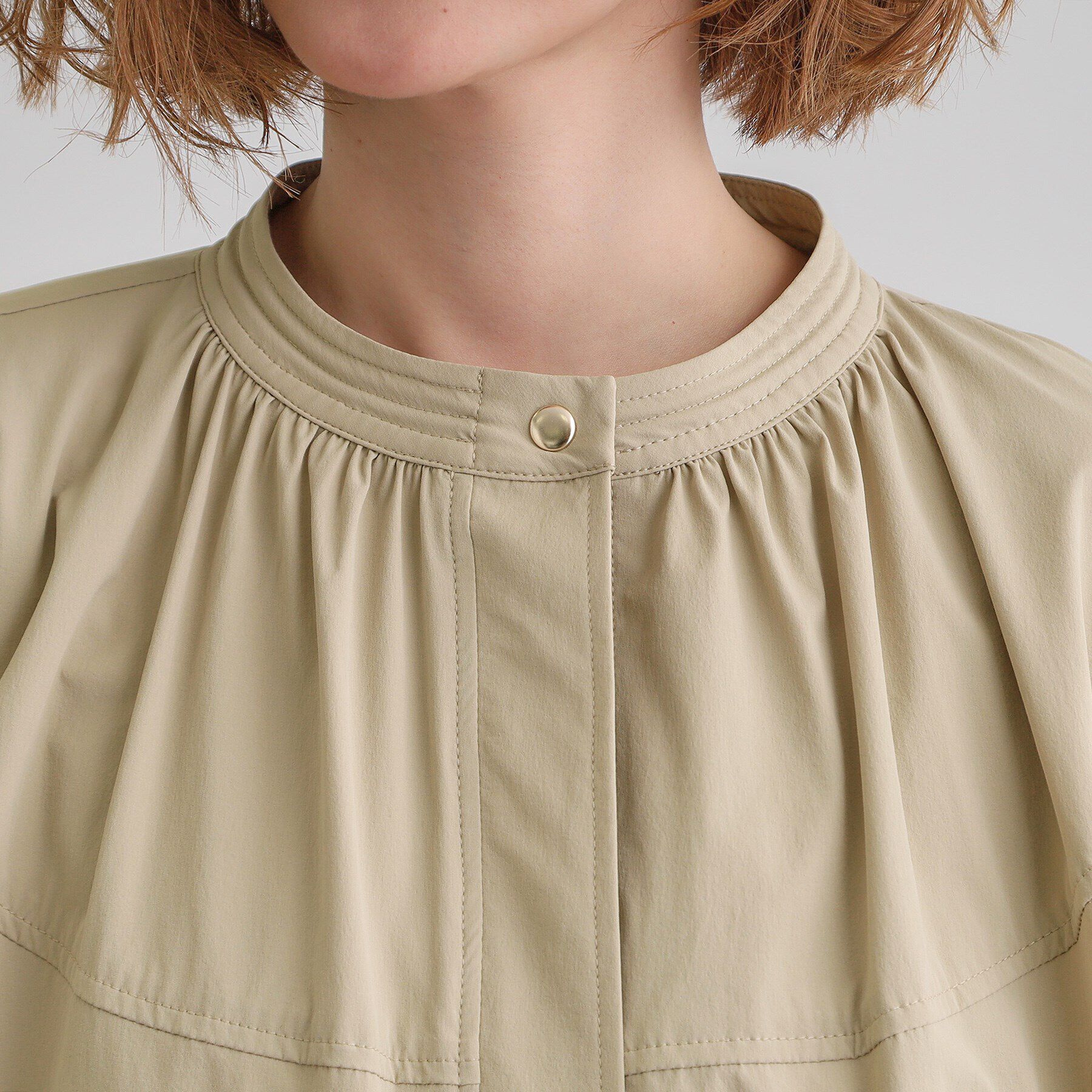 grove「【撥水・洗える】テントラインブルゾン」|ブルゾン・スタジャン|