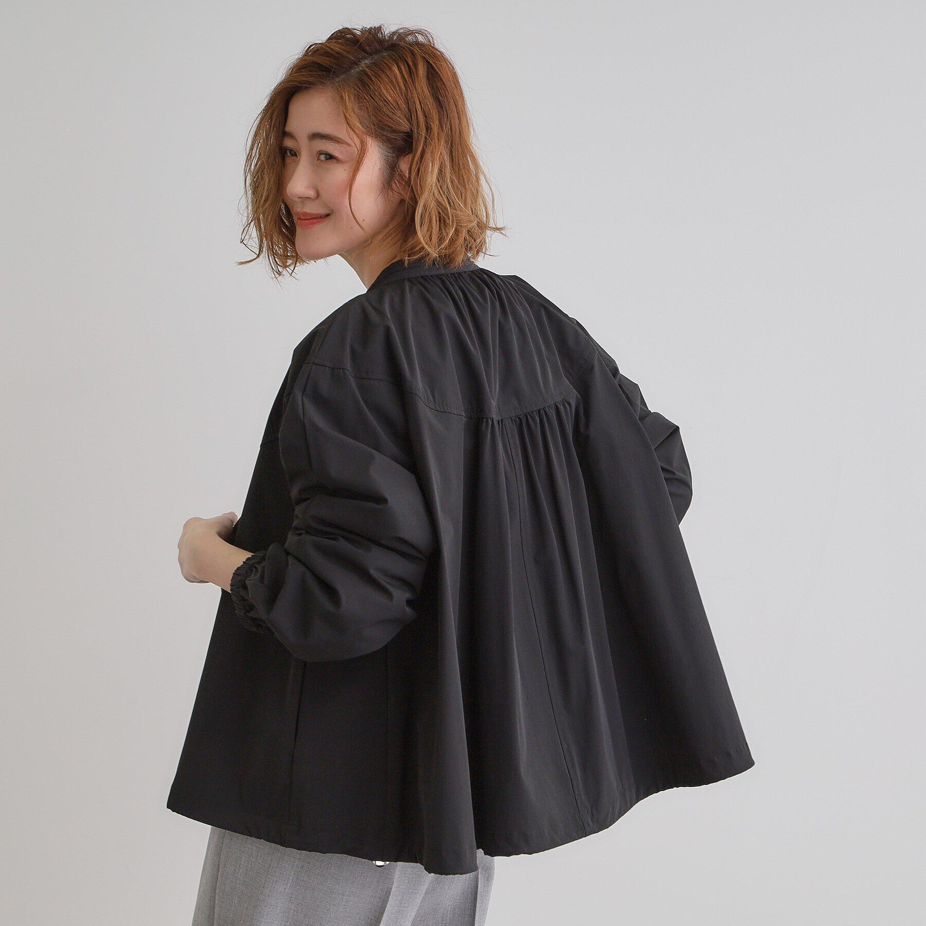 grove「【撥水・洗える】テントラインブルゾン」|ブルゾン・スタジャン|