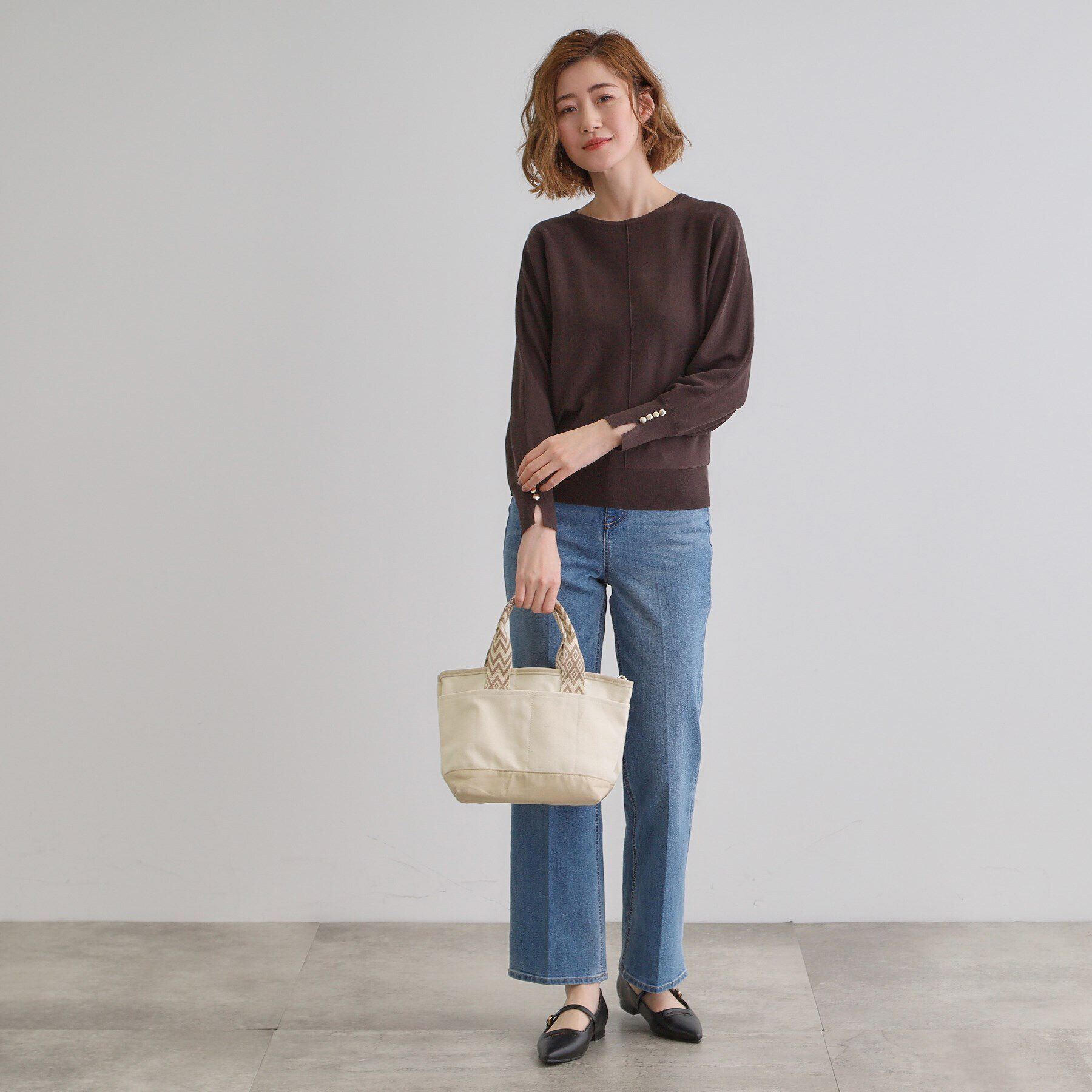 grove「ハンドルアソートキャンバス2WAYトート」|トートバッグ|