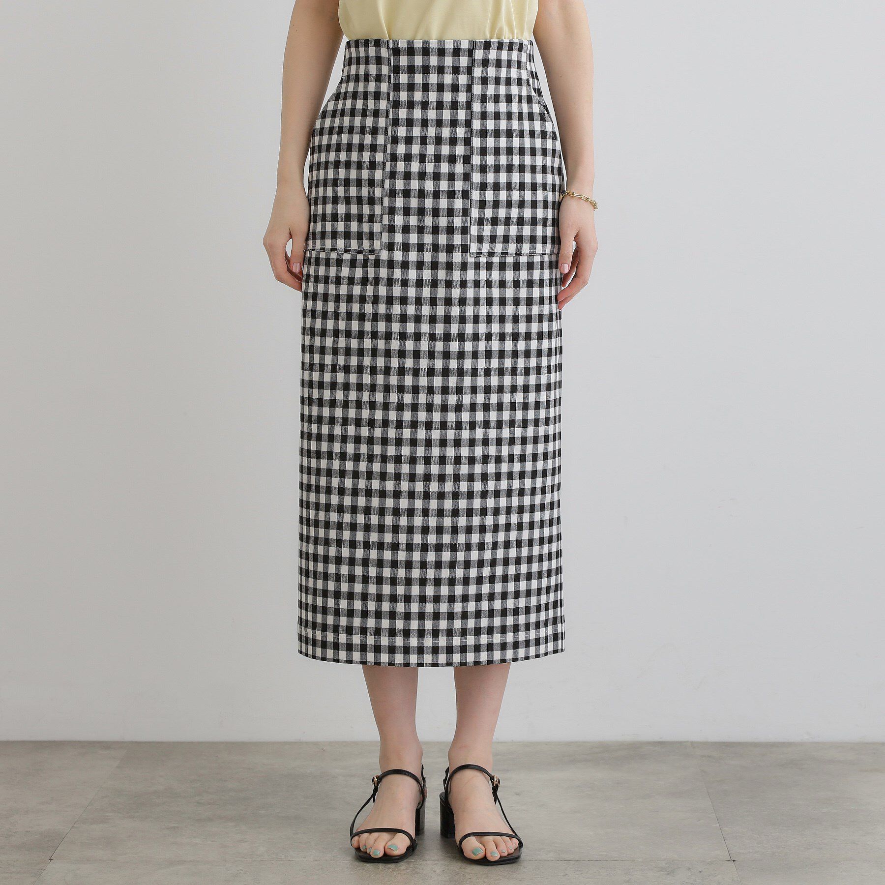 grove「楽ちんときれいを両立 ハイパーナロースカート」|スカート|