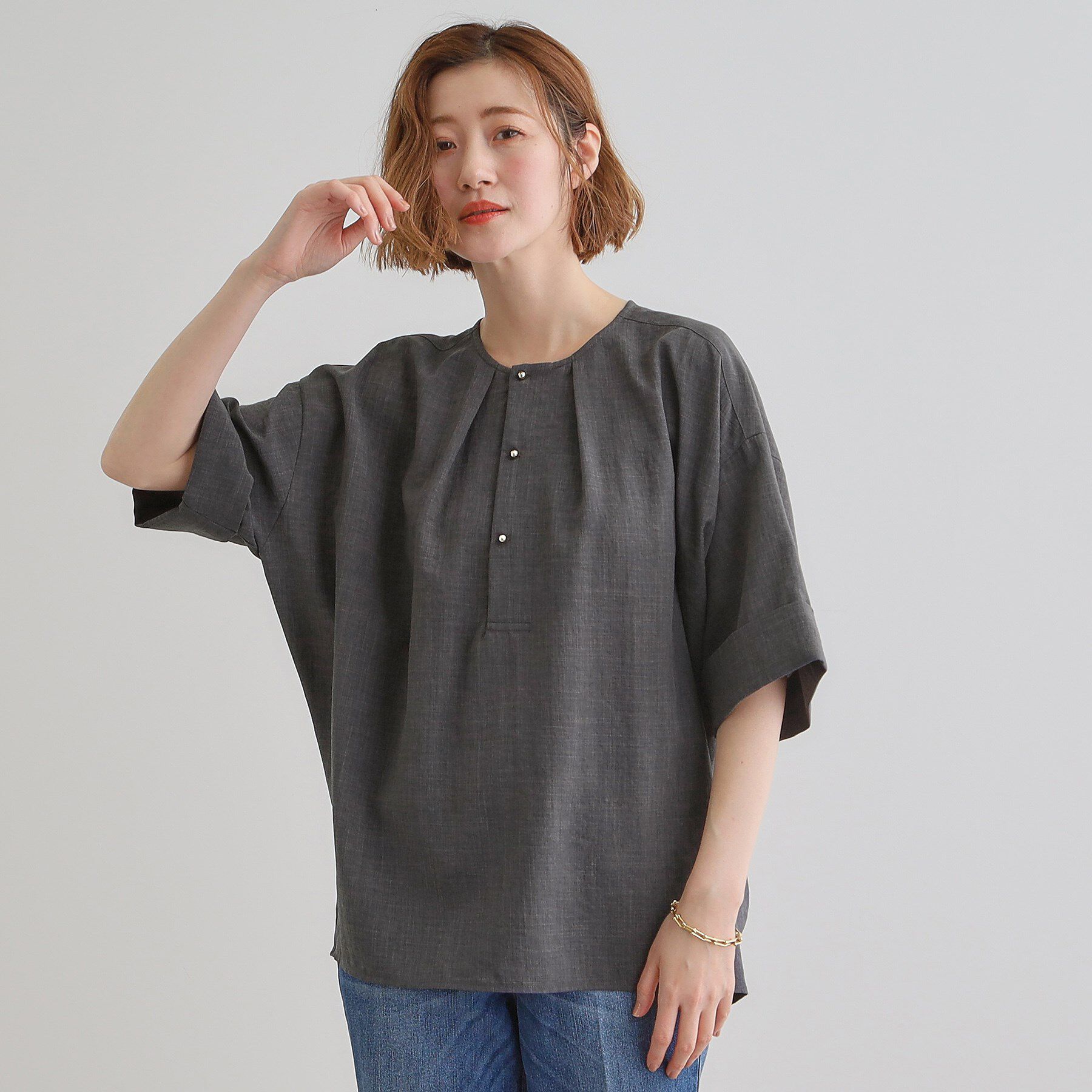 grove「ドルマンタックシャツ」|シャツ・ブラウス|